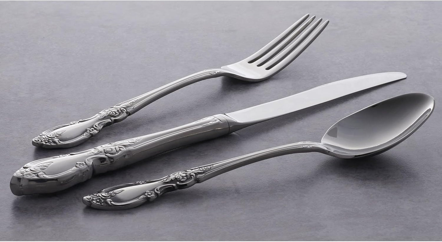 Oneida F114020AL20 Louisiana 20 Piece Fine Flatware Set, Service For 4