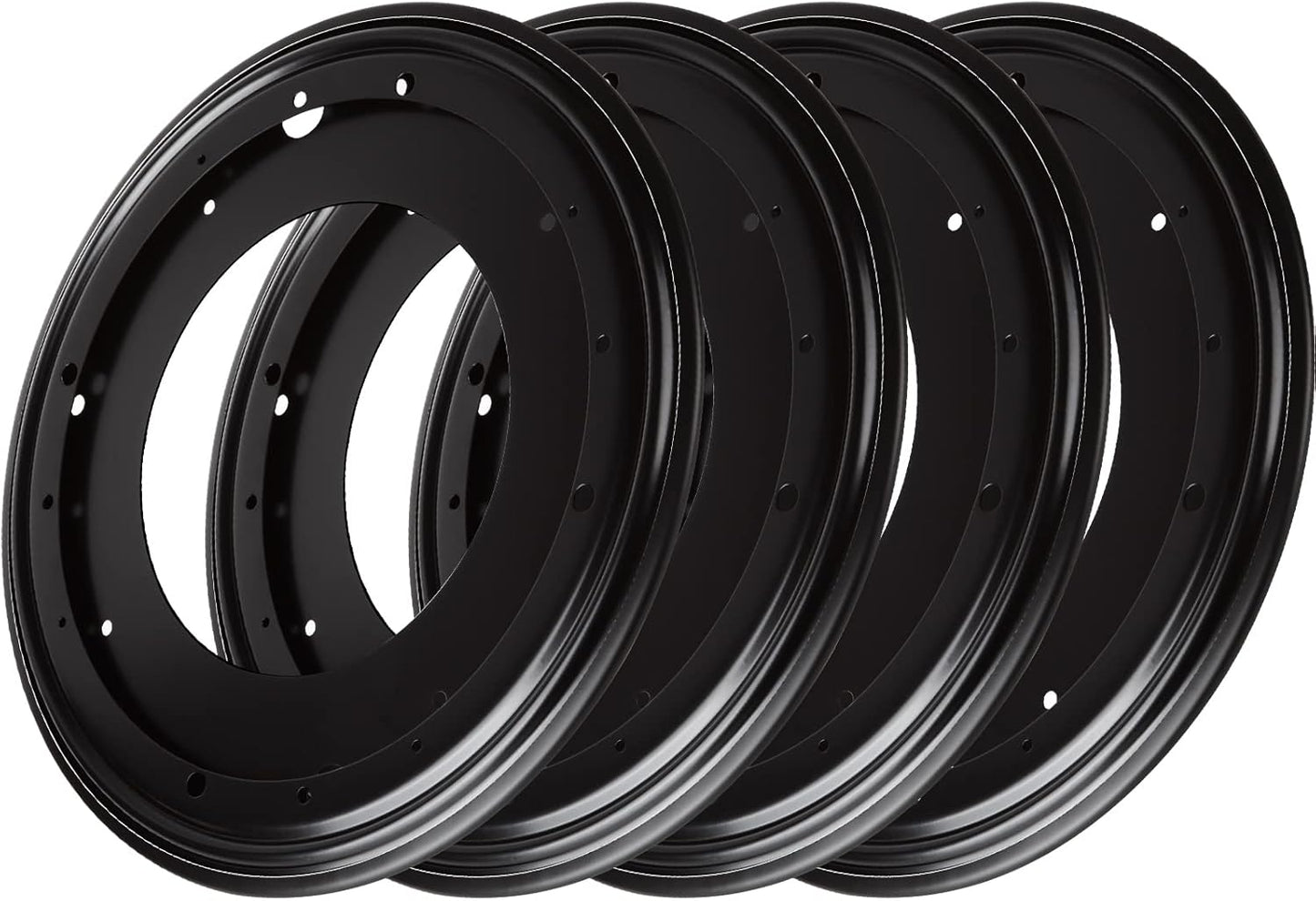 12 inch Lazy Susan Hardware, 4 Pcak Large Lazy Susan Turntable Bearing 5/16" Thick 1000lbs, Lazy Susan for Table, Serving Trays, Kitchen Storage Racks, Craft Table, Rotating Bearing Plate