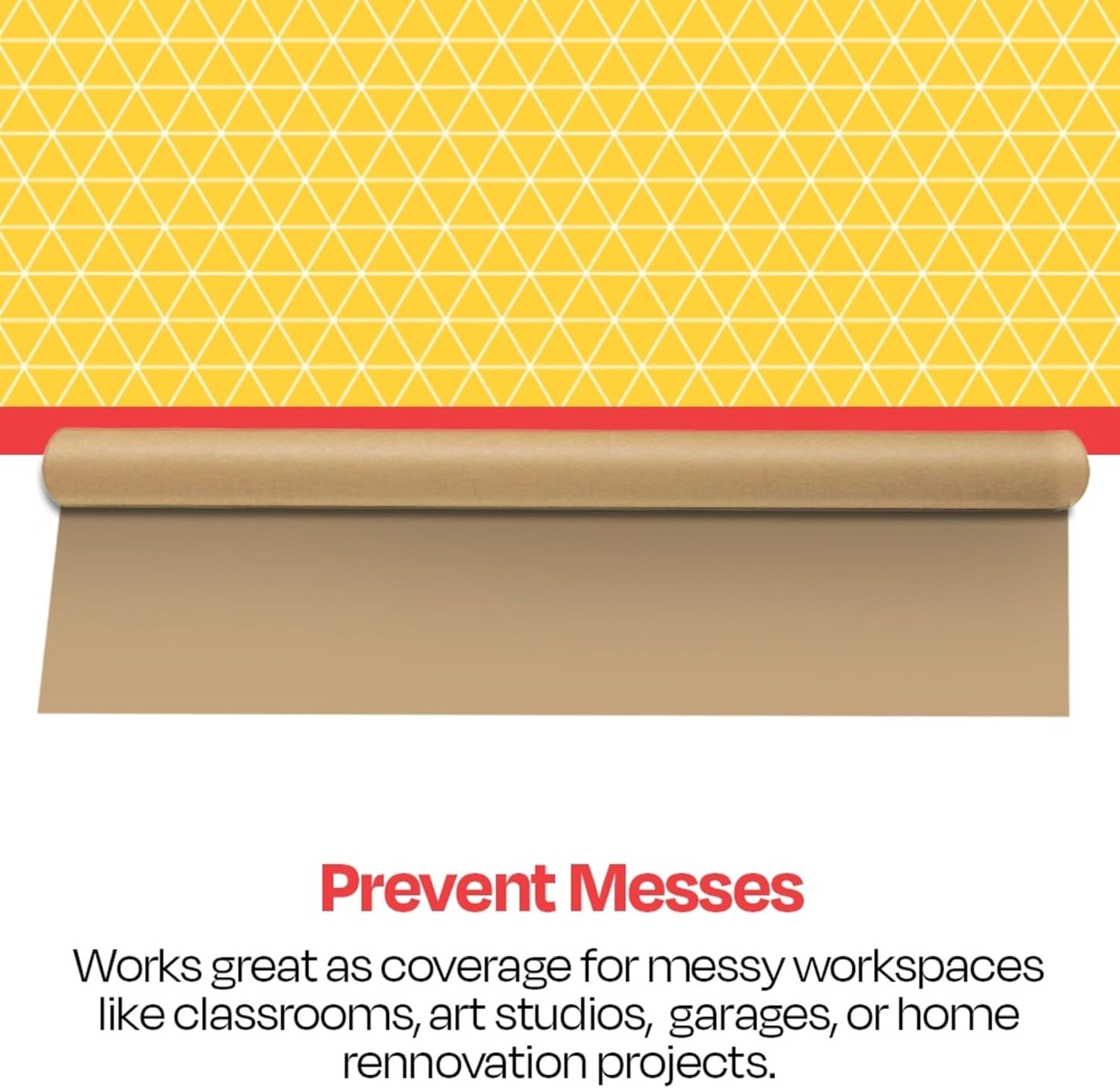 School Smart Butcher Kraft Paper Roll, 50 lbs, 24 Inches x 1000 Feet, Brown