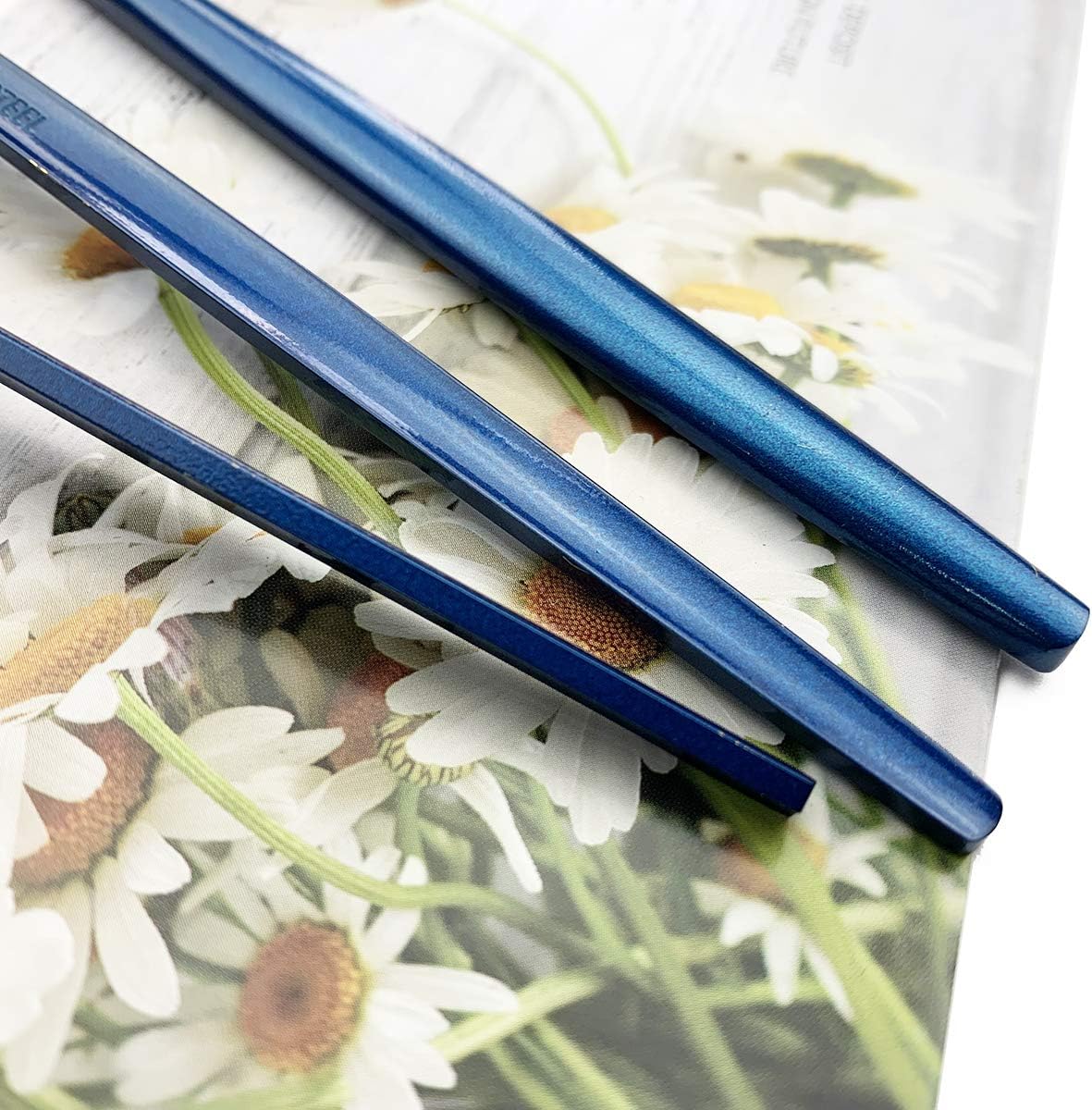 Blue Gold Silverware Set, JASHII 30-Piece Stainless Steel Satin Finish Flatware Set, Kitchen Utensil Set, Mirror Polished Tableware Cutlery Set for Home and Restaurant, Dishwasher Safe