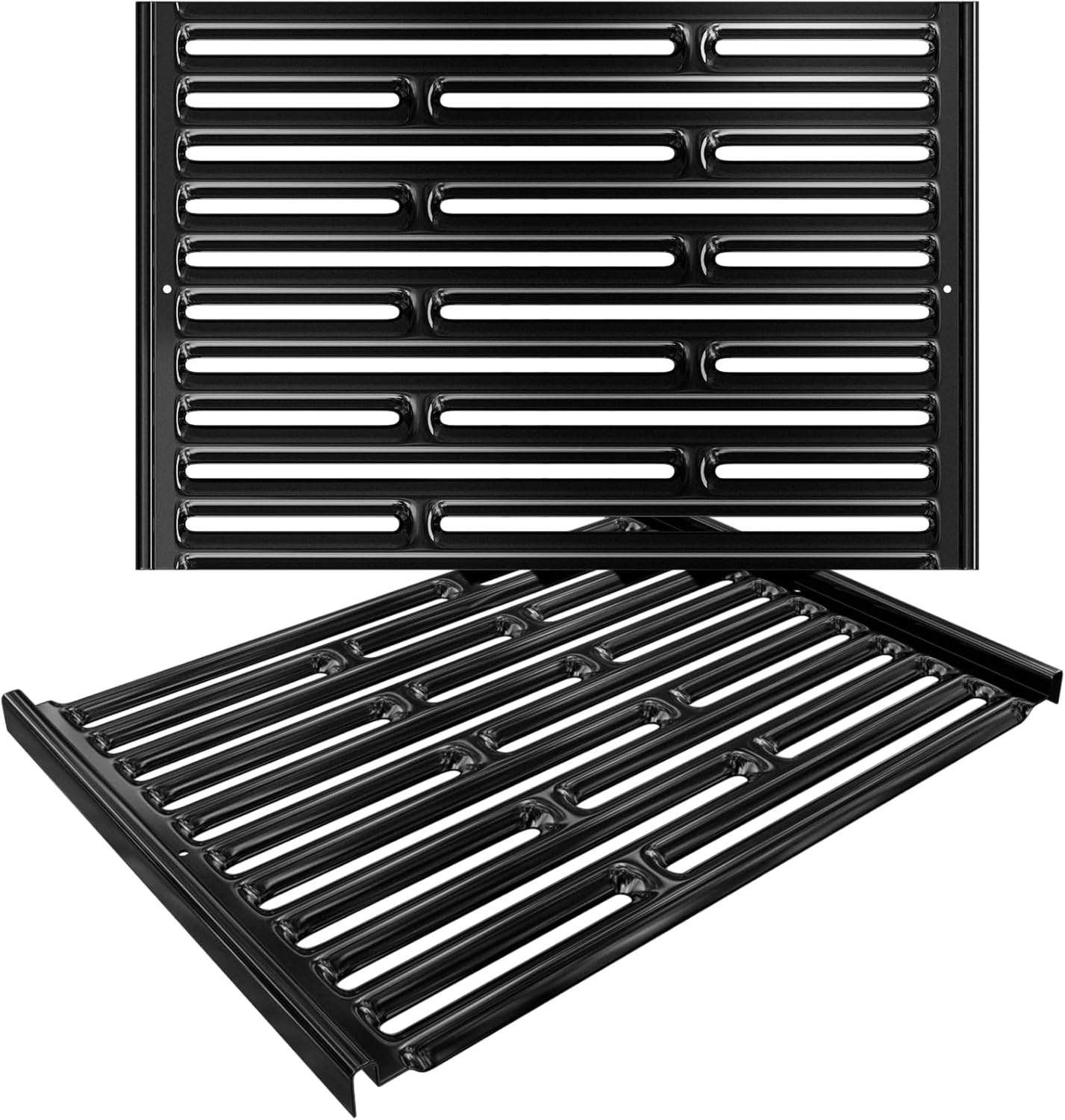 DELSbbq 15 Inch Grill Cooking Grates for Weber Old Spirit 200 with Side Control, Grill Grates for Weber 7523, Spirit E/S 200/210, Spirit 500, Genesis Silver A, Replacement for 7521 7522 65904 65905