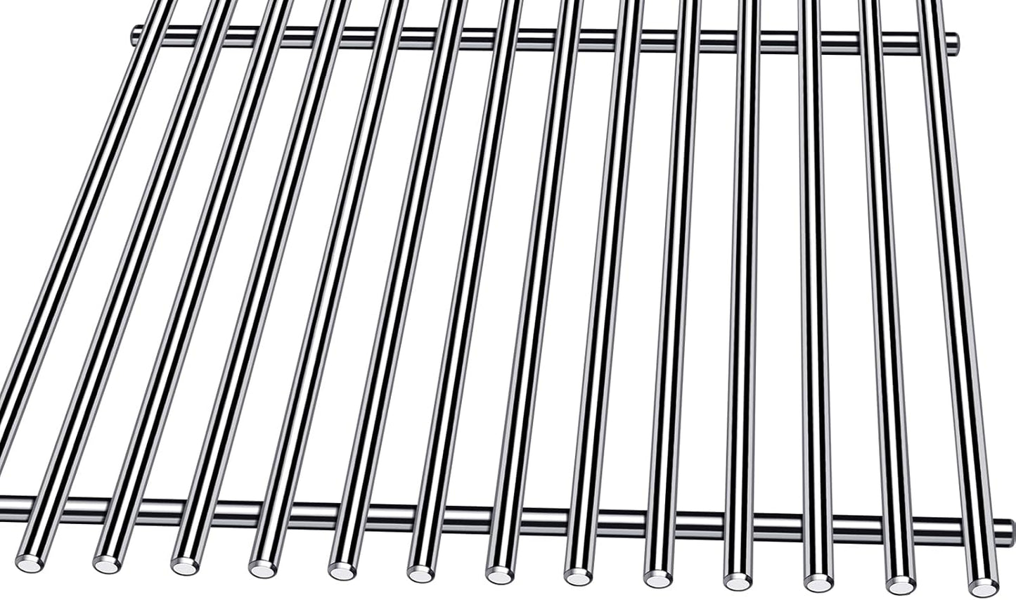 17.5” Grill Grates Replacement for 7637 7635 Weber Spirit I Spirit II E-210, S-210, E-220, S-220 With Front-Mounted Control Panels,Flavorizer Bars Cooking Grid Parts 2 Burners Spirit 200 Series