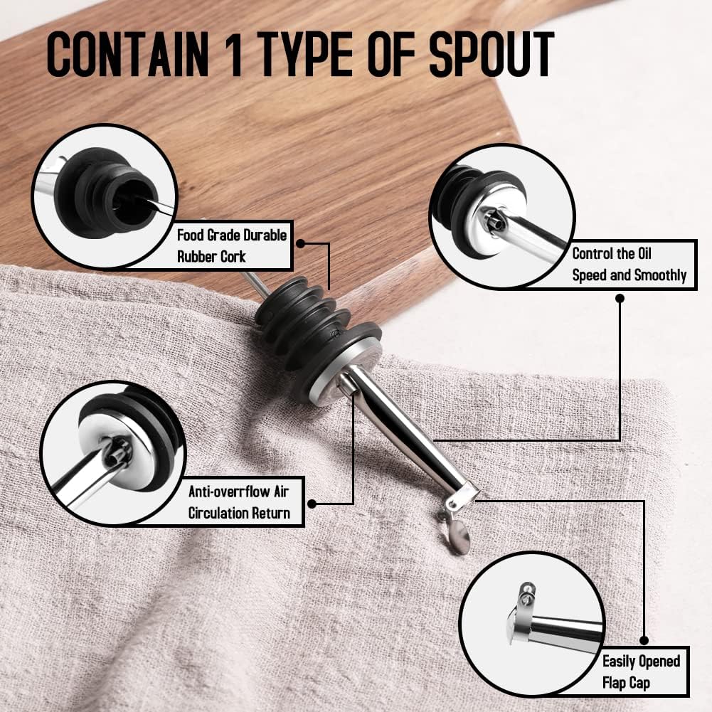 Sweejar Ceramic Olive Oil Dispenser Bottle, 20 Oz Relief Opaque Oil Cruet Protects Oil To Reduce Oxidation, Suitable for Storage Oil, Vinegar, Soy Sauce, Coffee Syrup, Liquids, Pack of 1 (White)