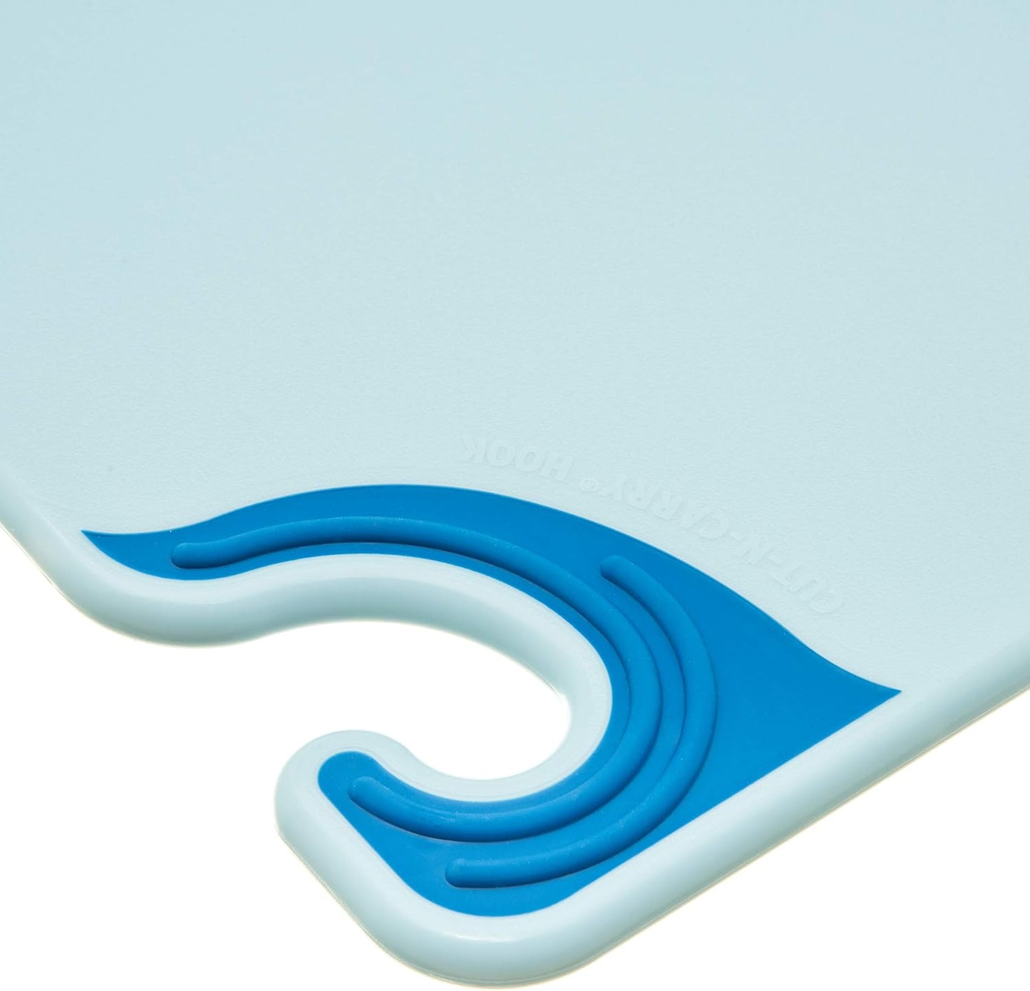 San Jamar Saf-T-Grip Plastic Cutting Board With Safety Hook, 12" x 18" x 0.5", Assorted Colors, (Set of 6)