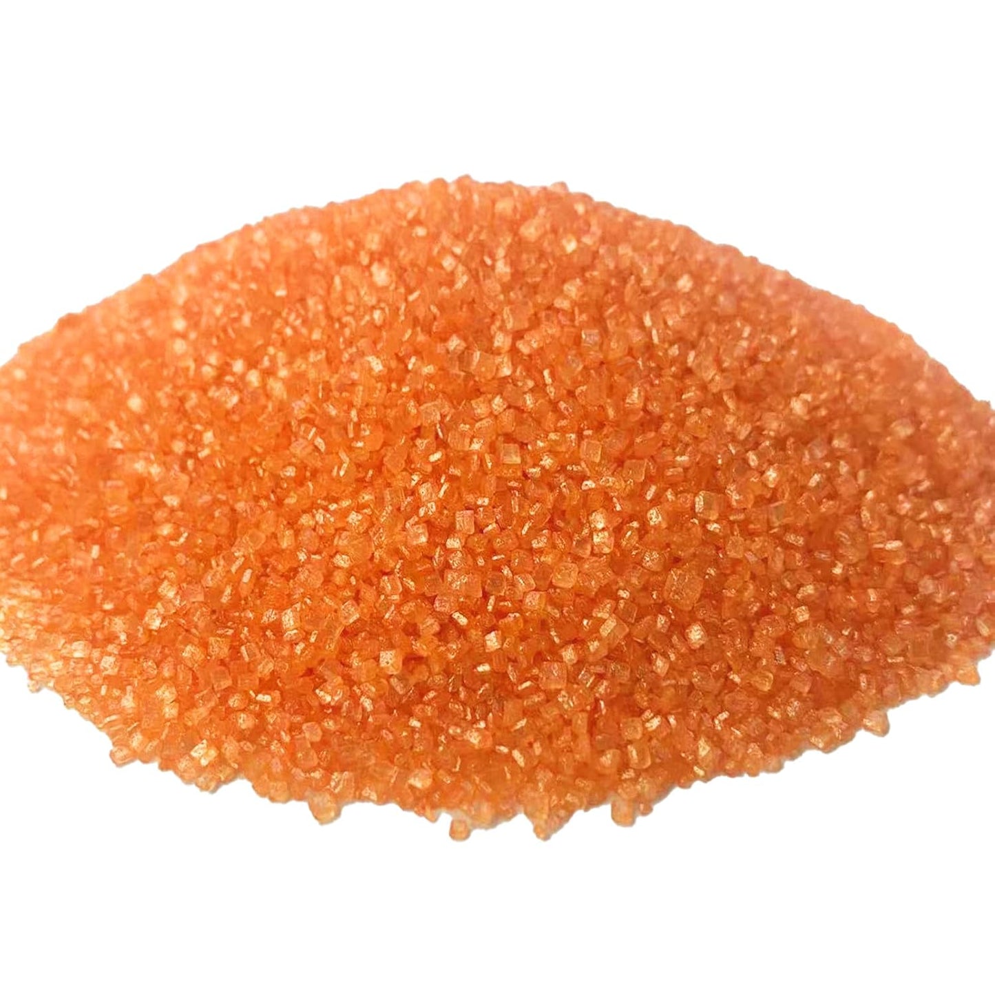 Sentovac Orange Sanding Sugar for Baking Edible Sparkling Sugar Sprinkles Coarse Sugar Crystals for Baking Topping Cake Cookie Cupcake Topper Ice Cream Decoration Supplies 3.2 OZ