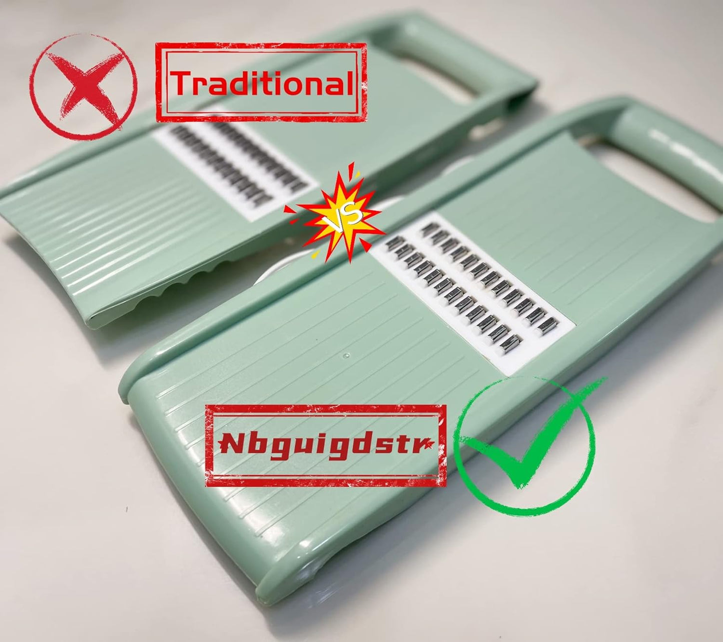 Mandoline Food Slicer for Kitchen 7-in-1 Vegetable/Cheese/Potato/Carrot/Cucumber Grater,Slicer, Cutter, Grinder,Waffle Fry Cutter For Potatoes,Julienne Peeler