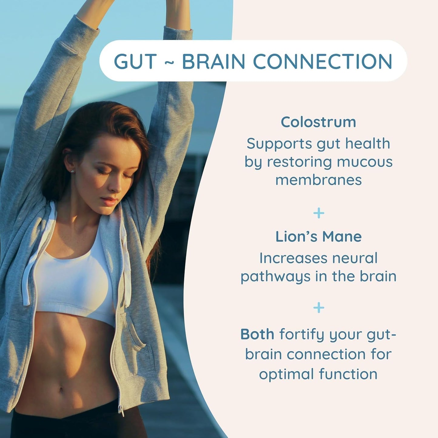 Bovine Colostrum Superfood Creamer Supplement Powder w/Organic Lions Mane Mushroom & Coconut Milk Powder MCTs | Functional Sugar Free Keto Coffee, Smoothie & Drink Mix Unsweetened