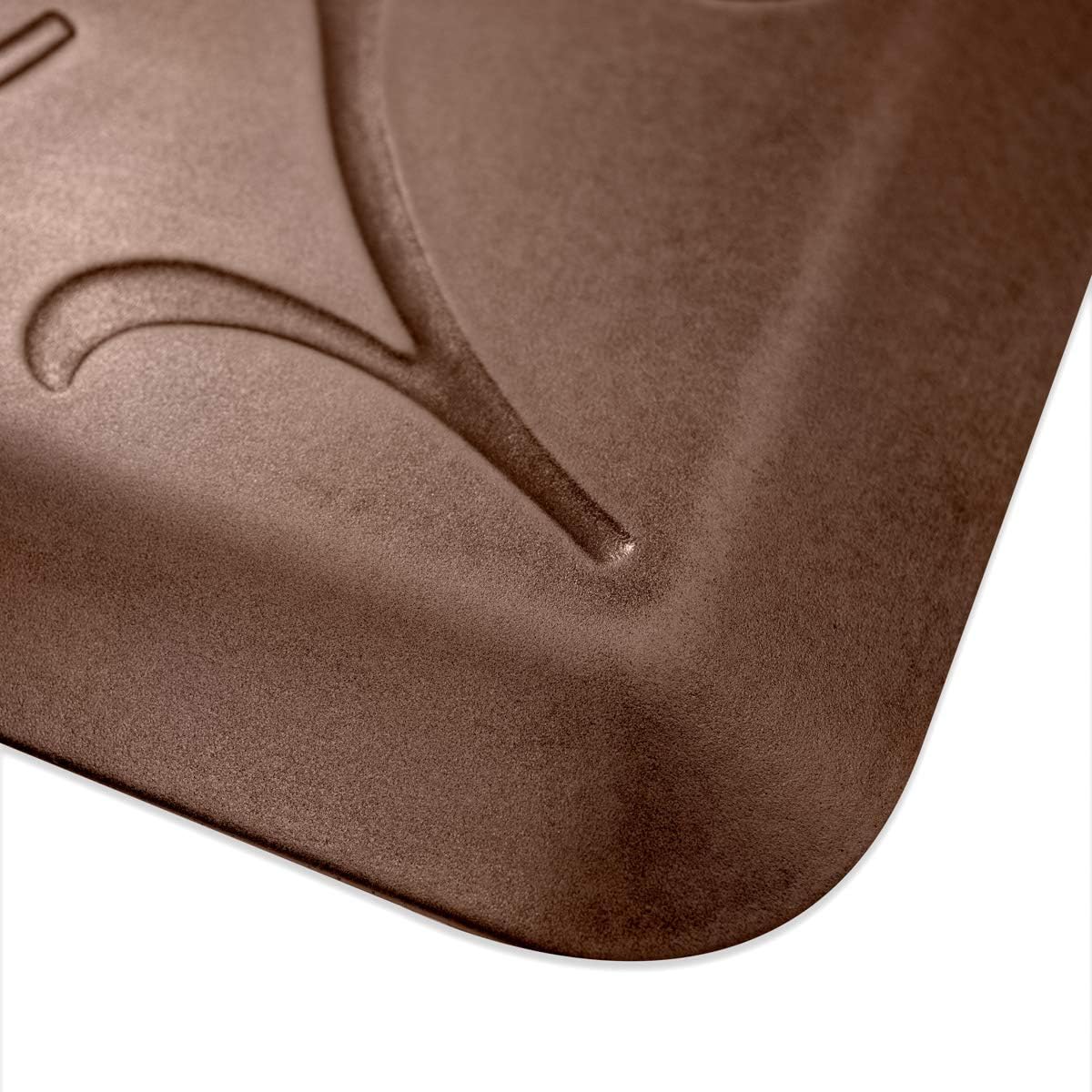 WellnessMats Anti-Fatigue Bella Motif Mat, 36 Inch by 24 Inch, Antique Light