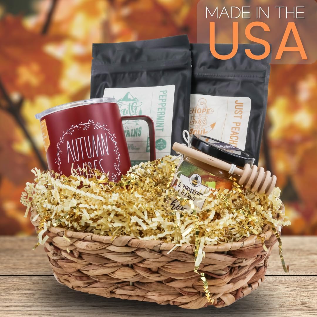 MagicWater Crinkle Cut Paper for Gift Baskets - 2LB - Vanilla & Gold - Perfect for Shredded Paper Filler, Basket Filler, Gift Boxes, Bridesmaid Gifts, Halloween Stuffers & More – For All Occasions