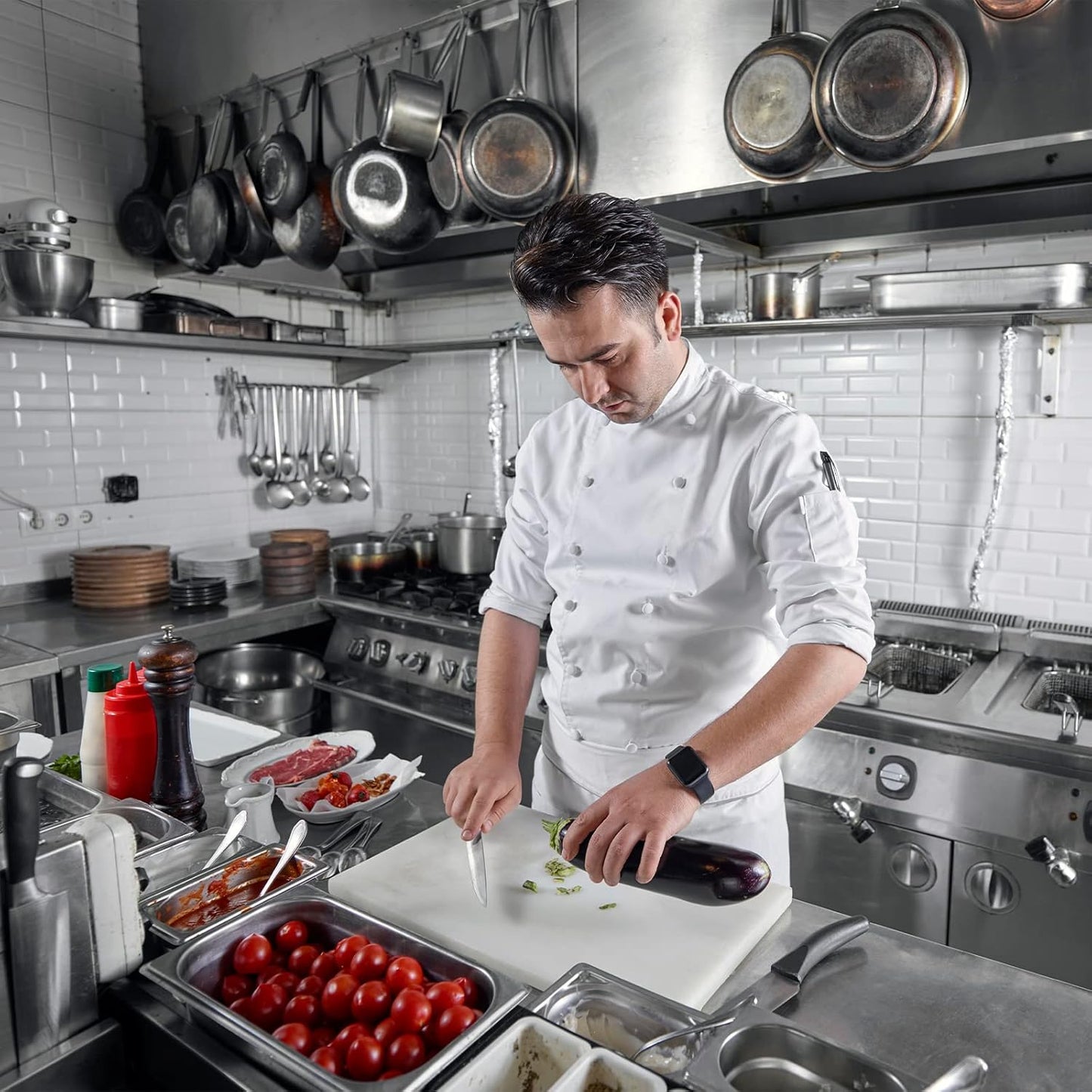 Profeeshaw NSF Stainless Steel Shelf 12” x 48”, 280 lb Commercial Shelves Wall Mounted Metal Shelving with Backsplash and 2 Brackets for Restaurant, Bar, Utility Room, Kitchen and Garage