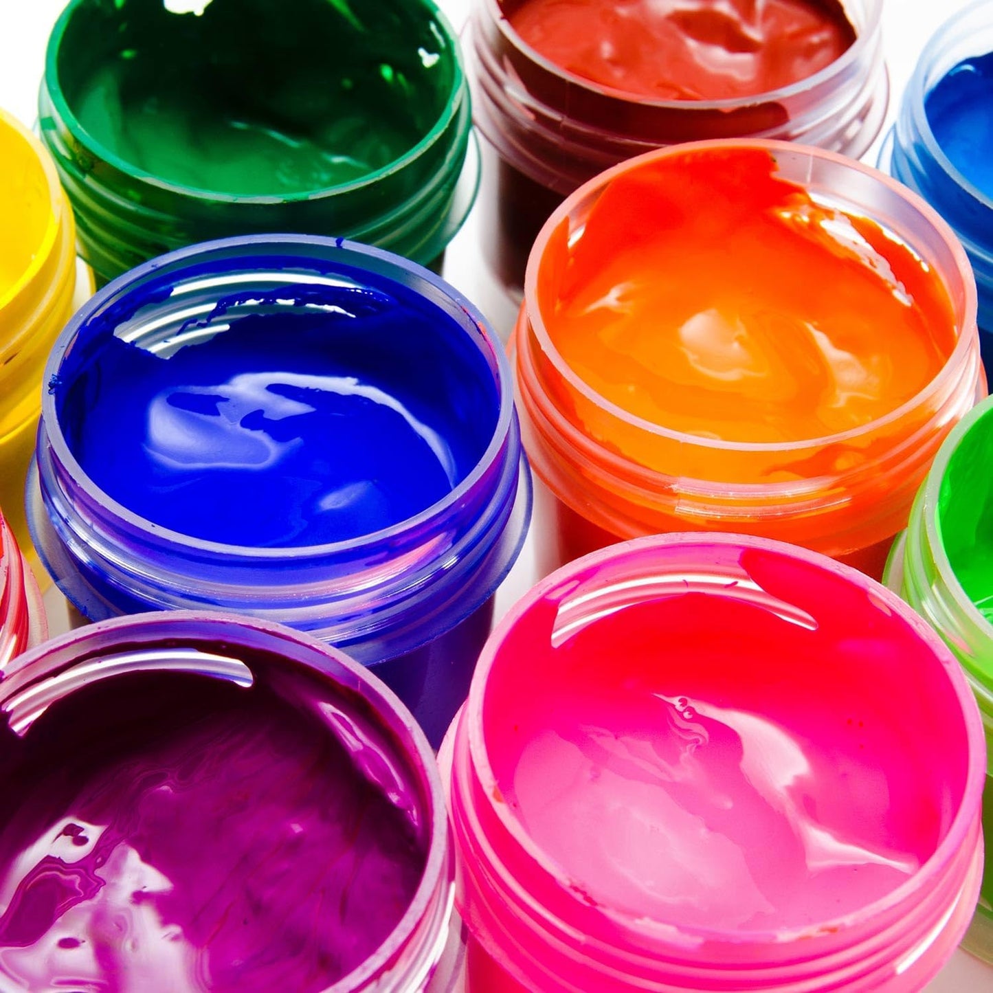 6 Pack 6 oz Plastic Jars Containers with Lids Wide-mouth Refillable Leakproof Reusable Round Empty Jars for Travel Cosmetic Dry Food Spice Cookie Candy Home Kitchen Organizing (White)