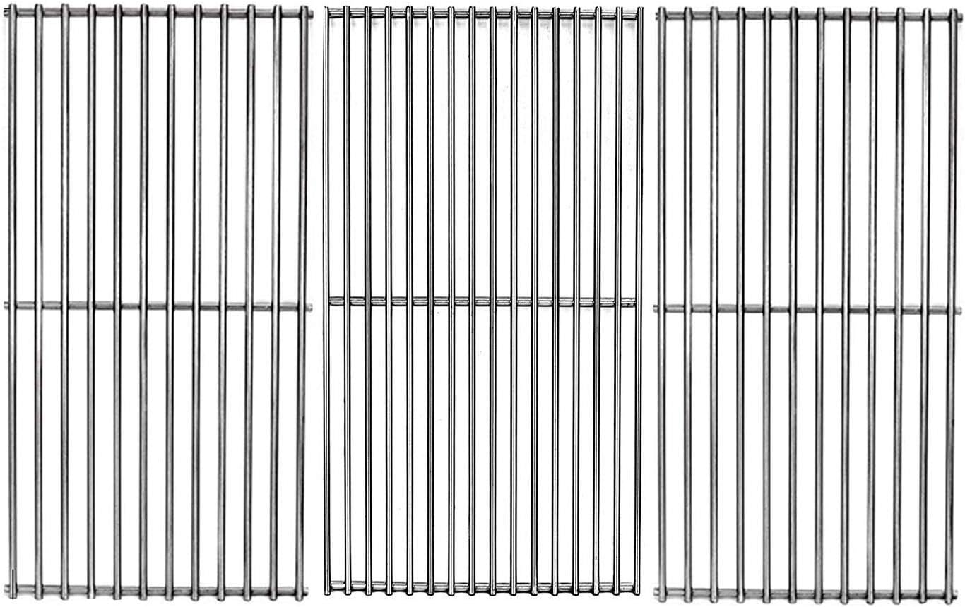 S6301C (3-Pack) 18 3/4" Stainless Steel Cooking Grid for BBQ Tek GSC3219TA, GSC3219TN, Master Forge B10LG25 Members Mark B09SMG1-3F, B09SMG-3, BQ05046-6, BQ05046-6A, BQ06042-1 Grill