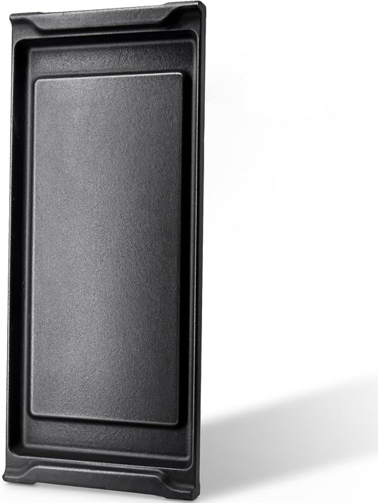 Hiorucet WB31K10220 Cast Iron Griddle Replacement for GE Gas Stove Top and Gas Range, General Electric C2S980SEM1SS, C2S980SEM2SS, C2S985SET9SS Griddle Plate, 20 Inch Range Center Flat Cooktop for GE.