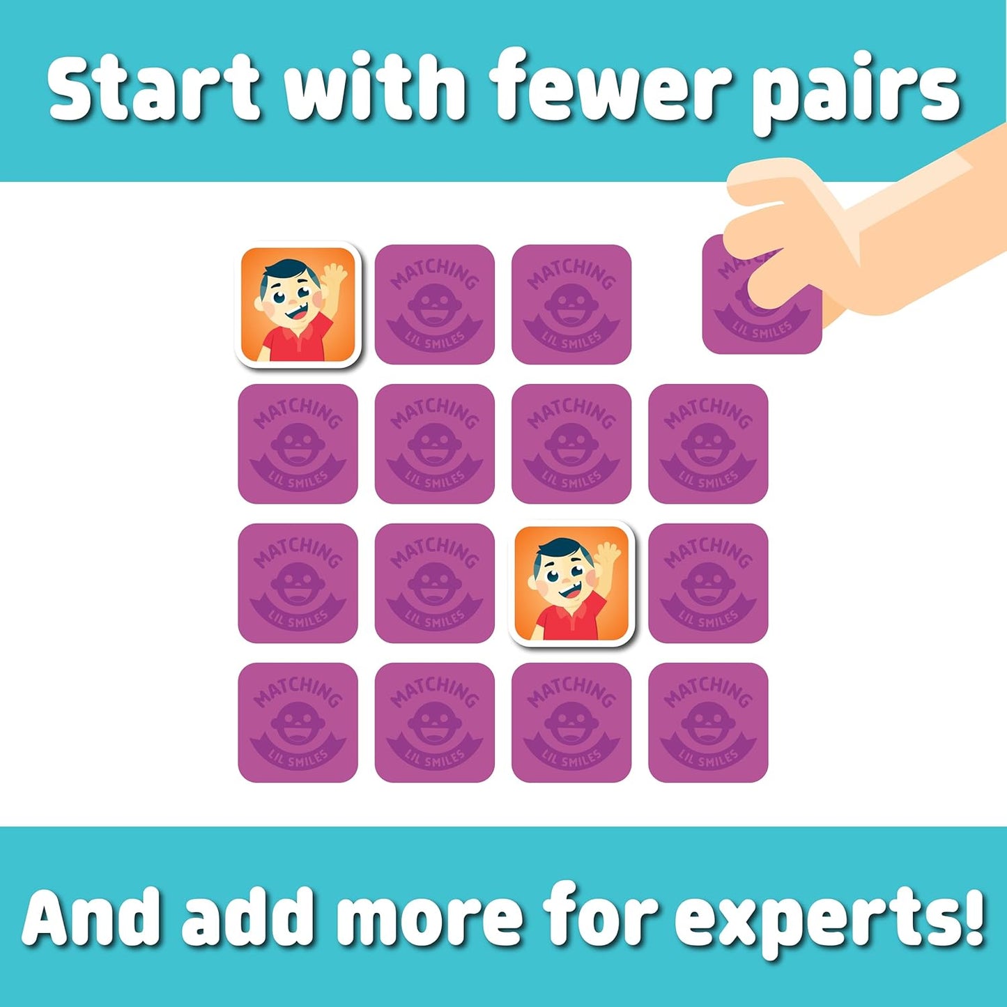 Chuckle & Roar Matching Game Lil Smiles Edition