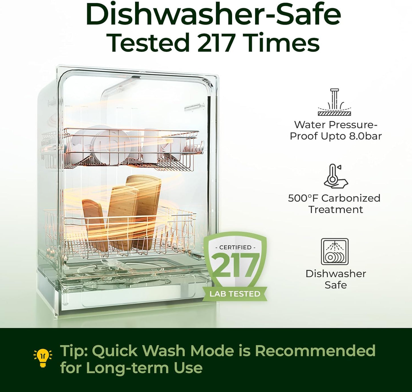 Dishwasher Safe Durable Lightweight Bamboo Wood Cutting Boards for Busy Kitchen, Easy Storage & Clean Wooden Chopping Boards Reversible with Juice Groove, Kitchen Gift for Home Cooks