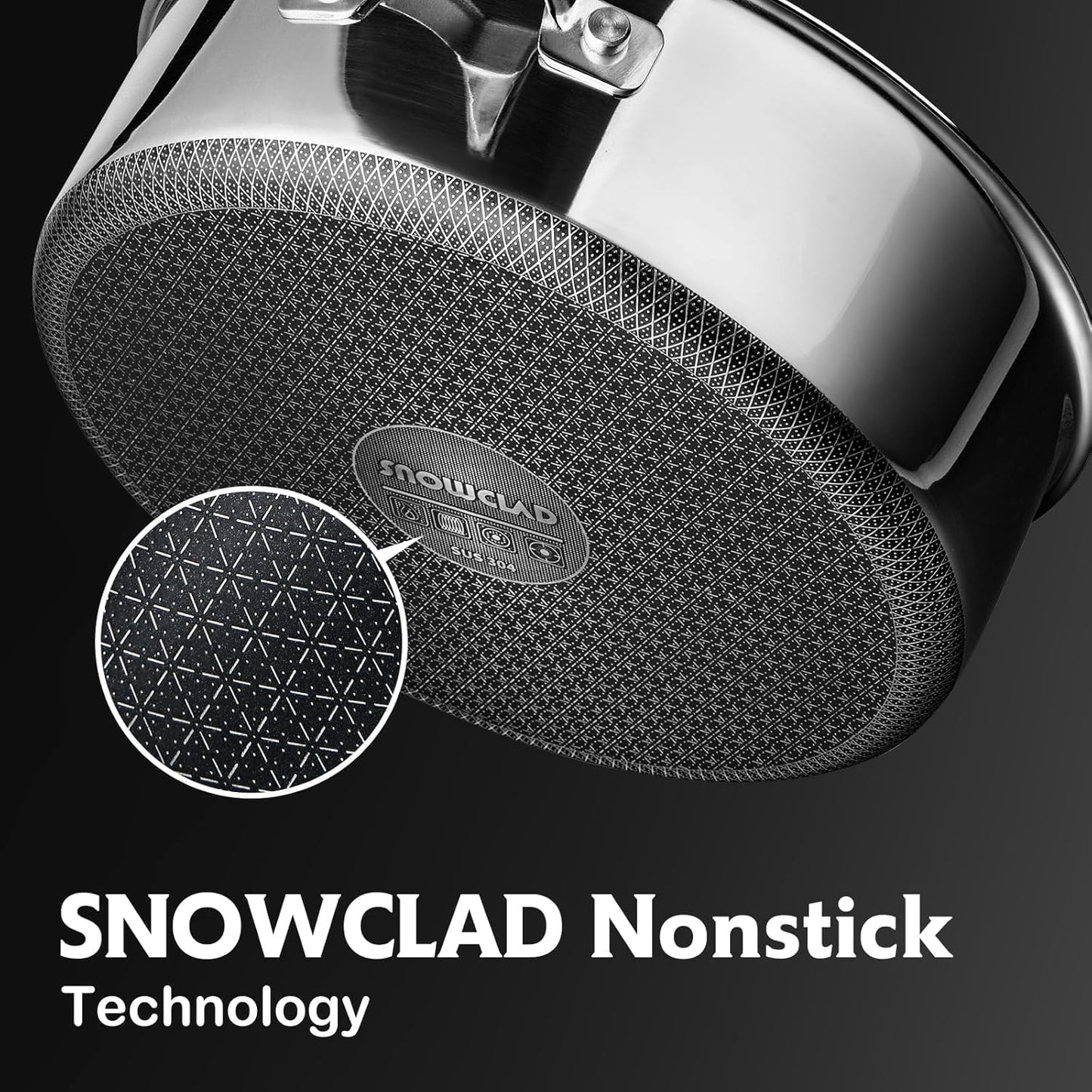 Saute Pan,Hybrid Non Stick 5 Quart Everyday pan,Chicken Fryer, PFOA Free Cookware,12 inch Deep Frying Pans with Lid,Dishwasher and Oven Safe,Works on Induction,Ceramic and Gas Cooktops