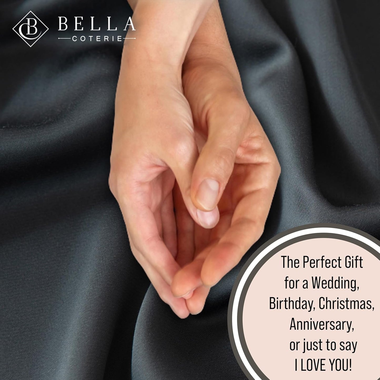 Bella Coterie Luxury Bamboo Viscose Twin Size Sheet Set | 100% Organically Grown | Ultra Soft | Cooling for Hot Sleepers | 18" Deep Pocket [Charcoal Grey]