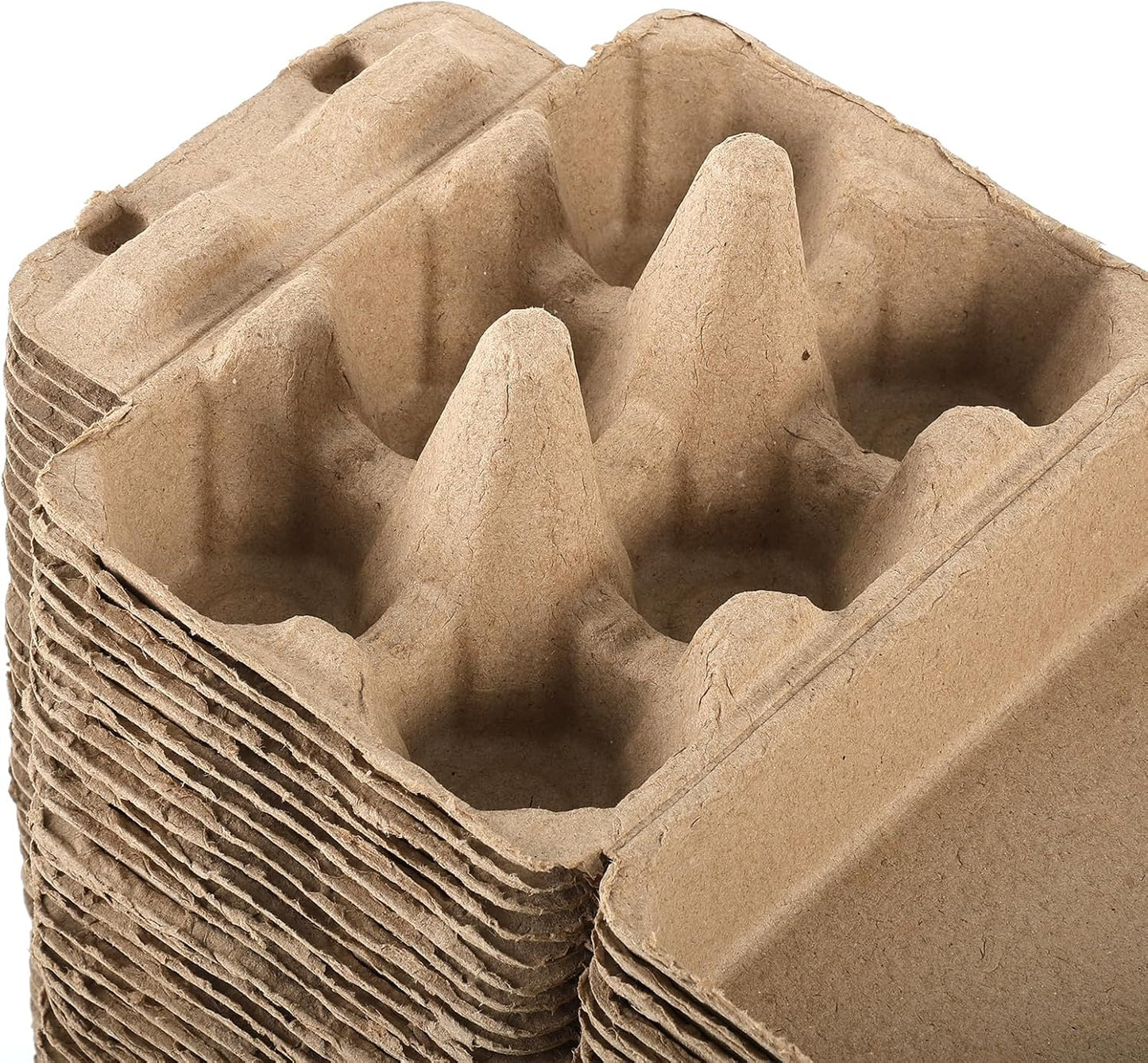 36 Pcs Jumbo Duck Egg Cartons Paper Goose Egg Cartons for Normal Size Geese Blank Natural Pulp Jumbo Eggs Container Holder Reusable for Six Duck Goose Hen Eggs