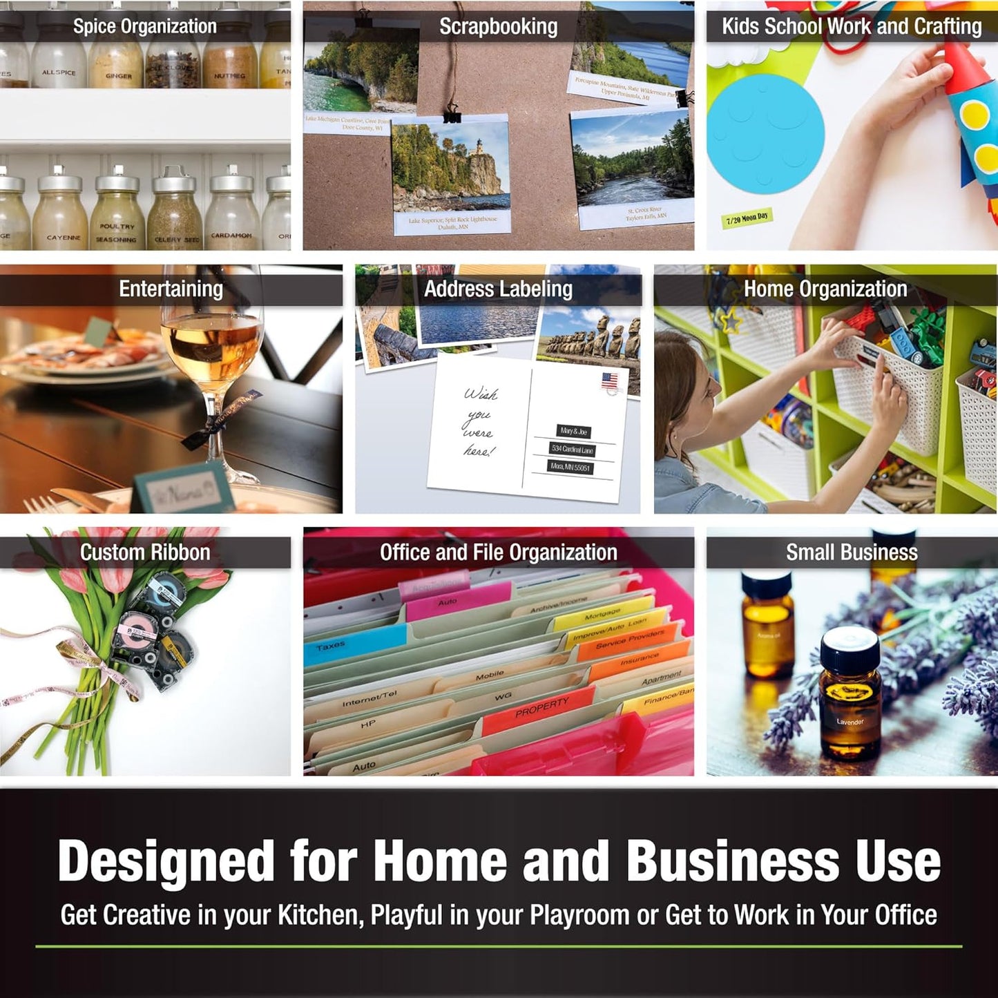 LABELWORKS Epson LW-K200PX-DBL Portable QWERTY Keyboard Label Maker for Home & Hobbies - Craft, Organize, and Personalize - Dark Blue Printer