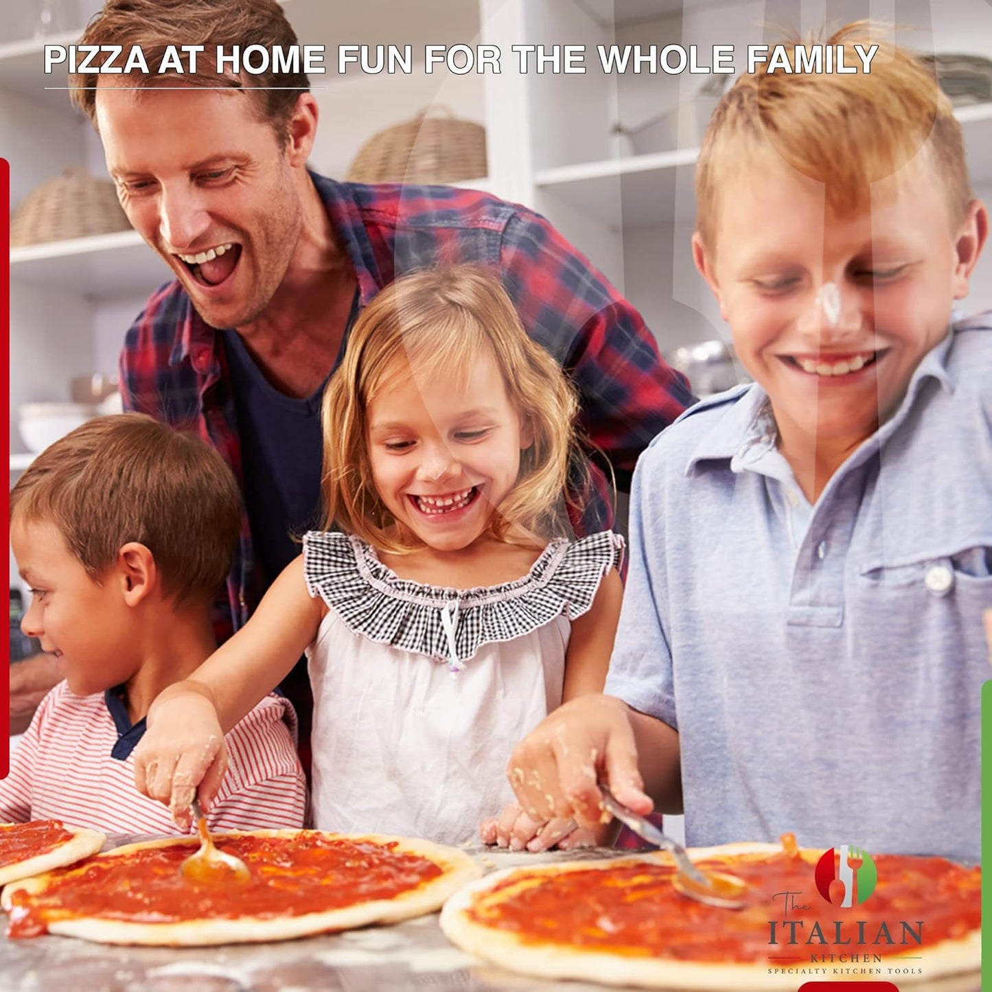 Perforated Pizza Peel 13"W x 16.7"L- Professional Restaurant Grade Large Metal Pizza Peel - 45.7" or 29.7" Long Handle Aluminum Turning Peel - Commercial Pizza Paddle