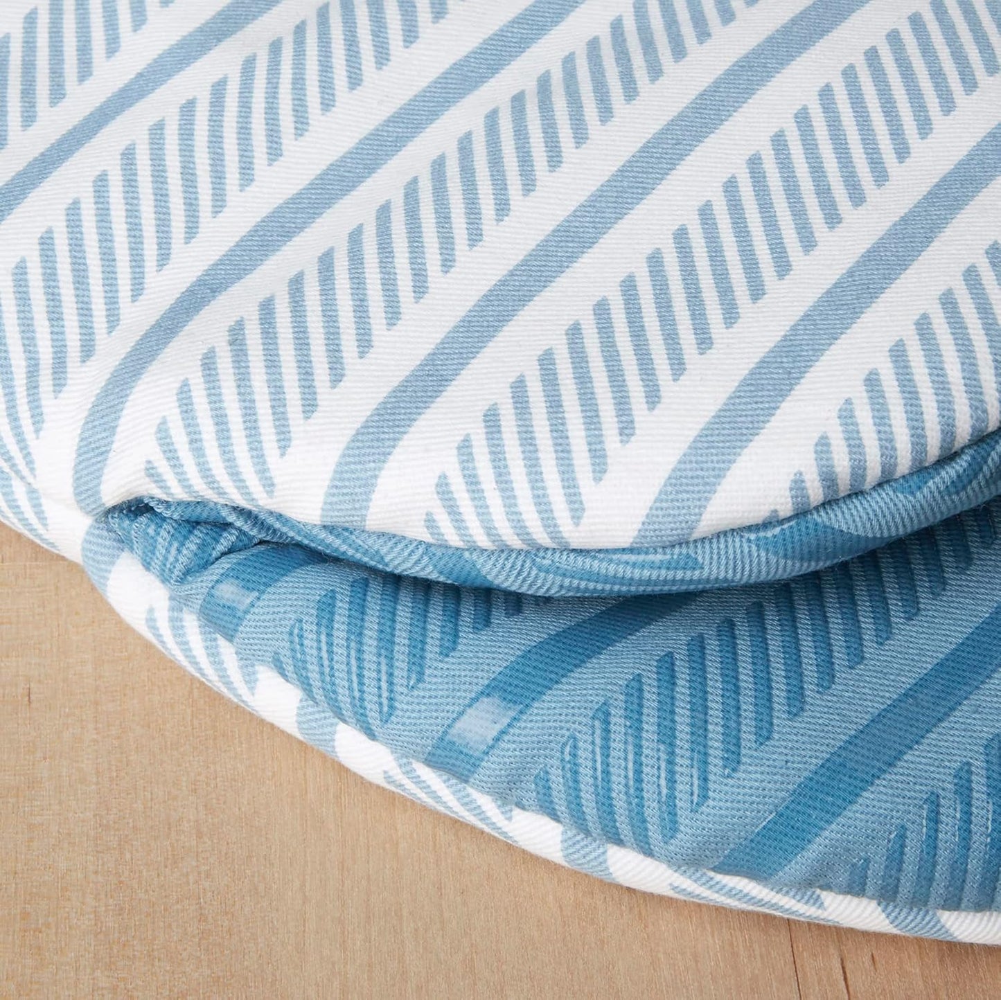 KitchenAid Albany Mini Oven Mitt 2-Pack Set, Blue Velvet, 5.5"x8"