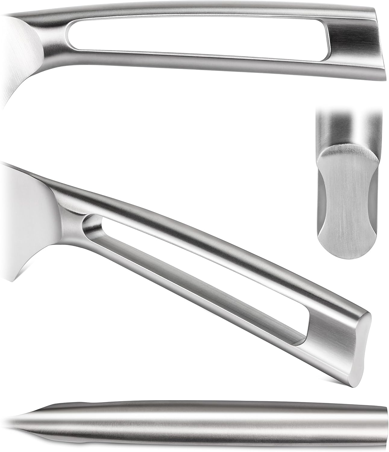 Cangshan TN1 Series 1021967 Swedish 14C28N Steel Forged 14-Piece DENALI Magnetic Knife Block Set, Maple