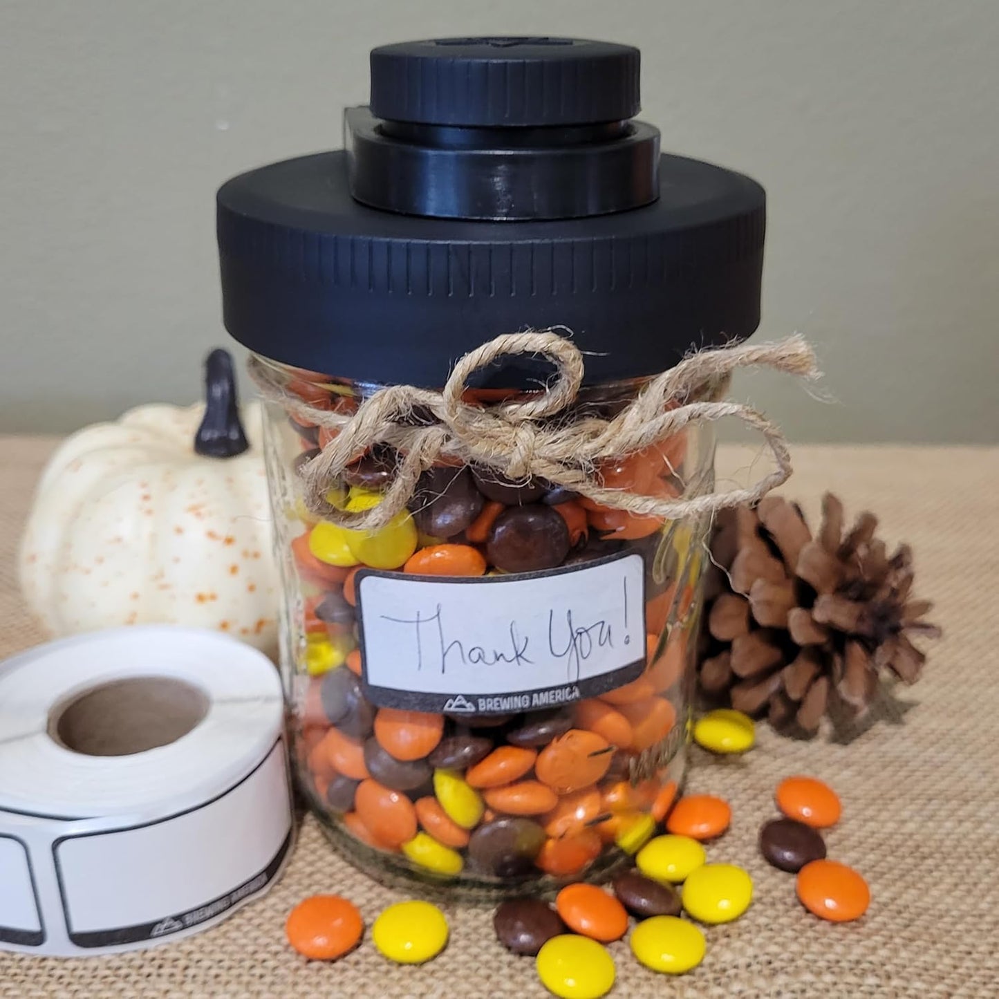 Dissolvable Food Labels for Food Containers - Made in USA - Great for Food Prep, Pantry, Canning, Freezer, Mason Jar Storage, Bottles and Rotation– No Scrubbing, No Residue - Black