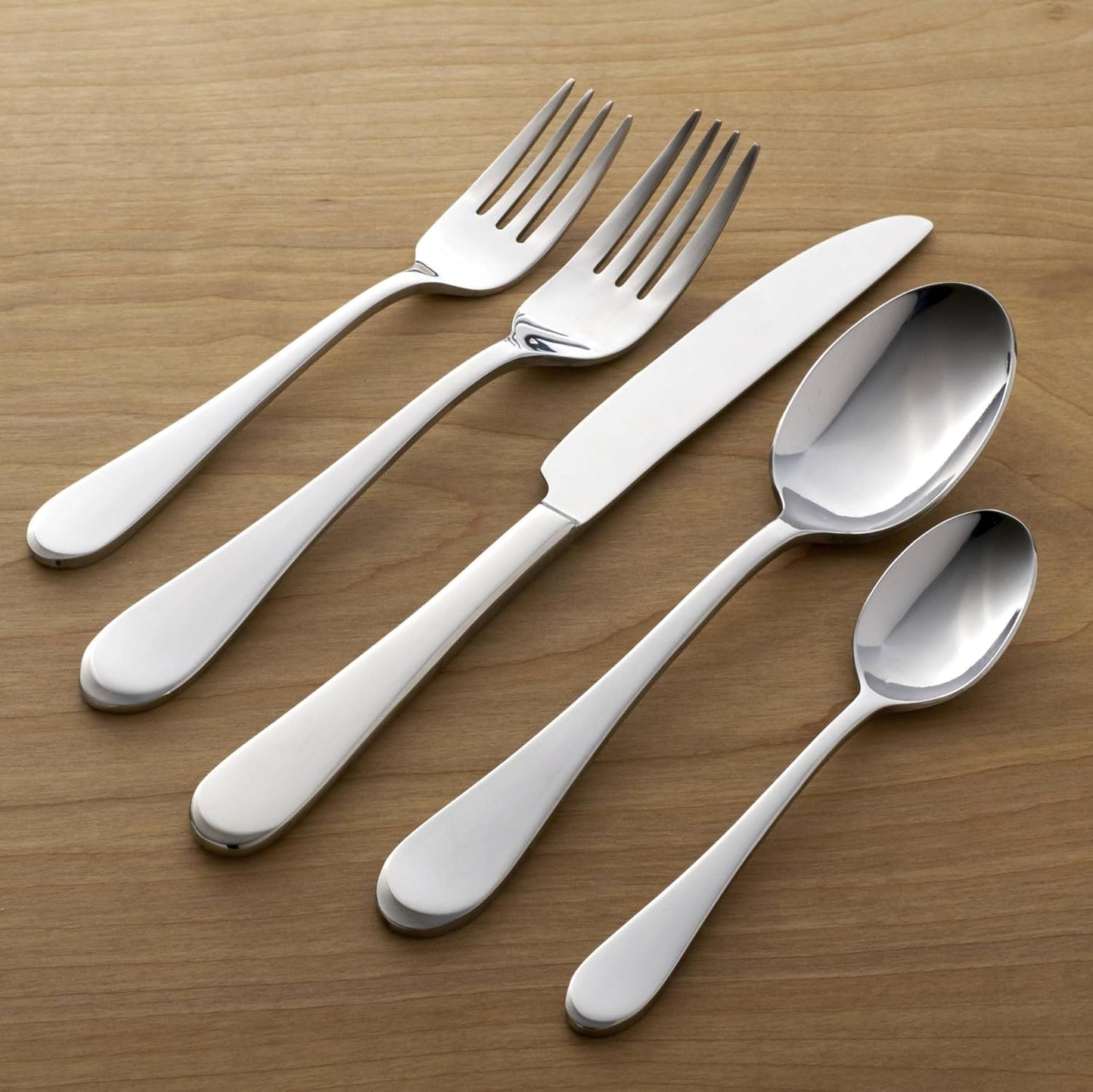 Oneida Icarus 45-Piece Flatware Set, Service for 8, Silver