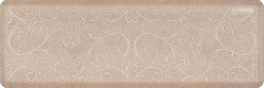 WellnessMats Bella Collection Anti-Fatigue Floor Mat, Polyurethane – Ergonomic Support Pad for Home, Kitchen, Garage, Office Standing Desk – Water Resistant - Made in USA