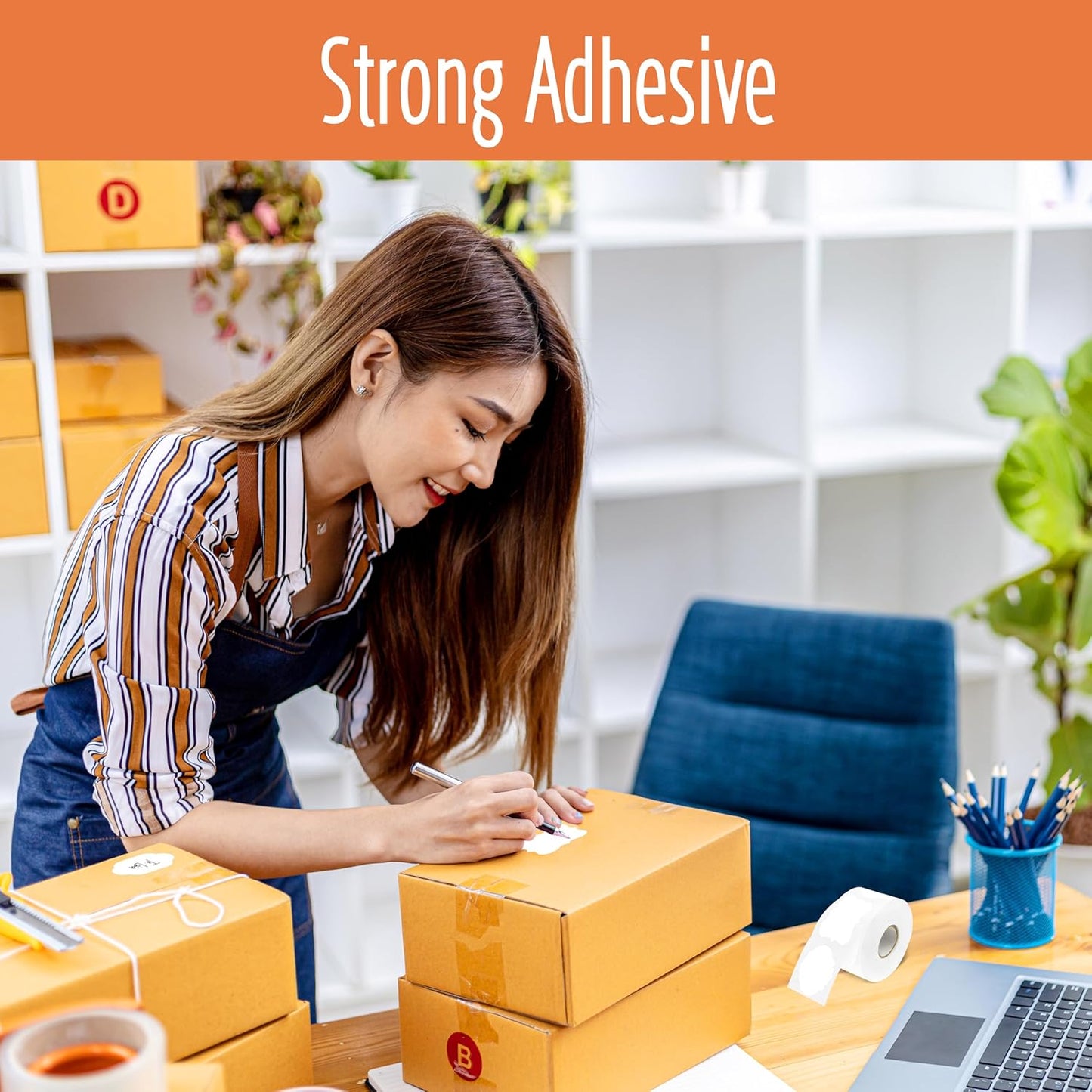 600 PCS Kraft Paper Stickers, 6 Fancy Shapes Labels Self Adhesive Blank Stickers for Crafts, Homemade Food Jars, Gift Tags, Name Labels, Envelope Labels, Home Office Business Uses (White, 1.2” x 2”)