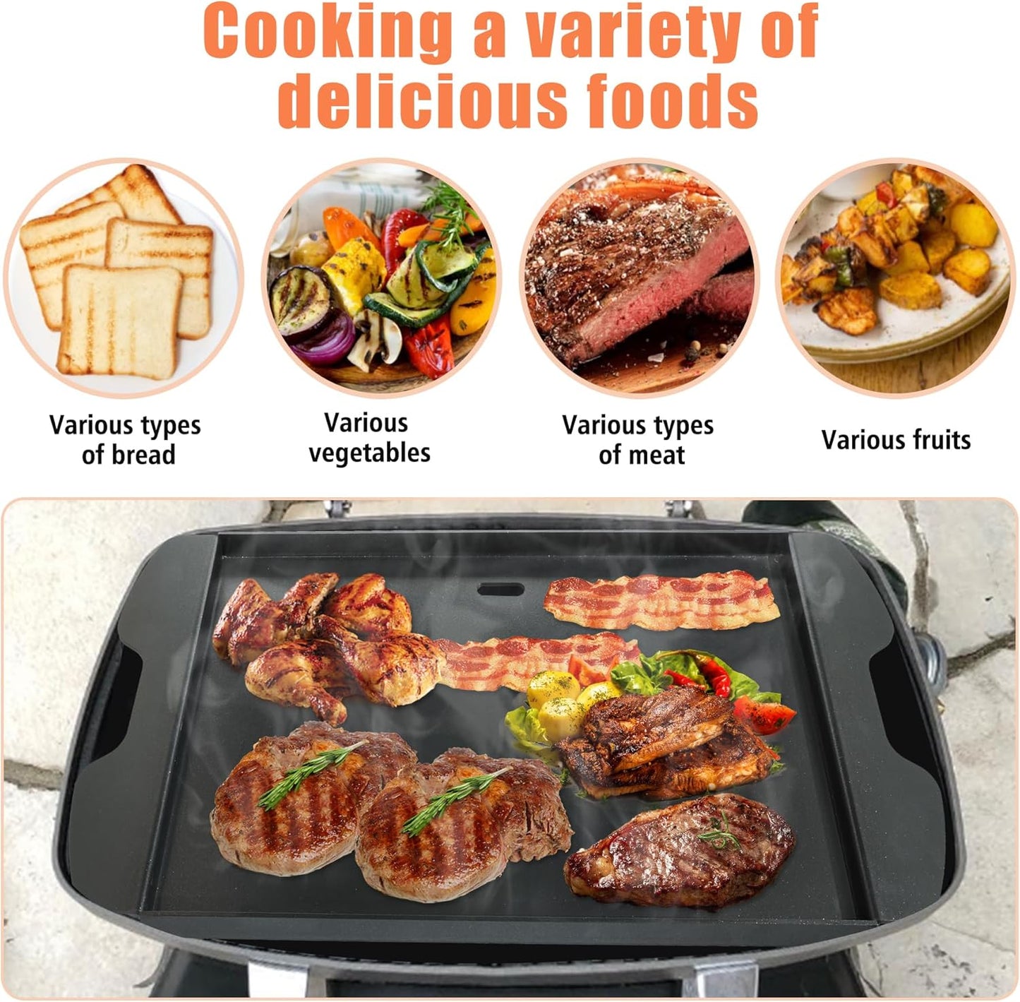 9010001 Griddle KEESHA Upgrade Nonstick Griddle for Weber 9010001 9013001 Traveler Portable Gas Grill