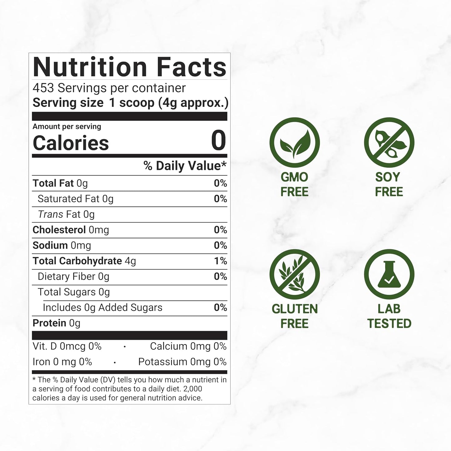 Allulose Sweetener 4 Pounds – Natural Sugar Substitutes, No Aftertaste – Keto Friendly, Vegan, Zero Net Carb, Zero Calorie – Great for Cooking & Baking