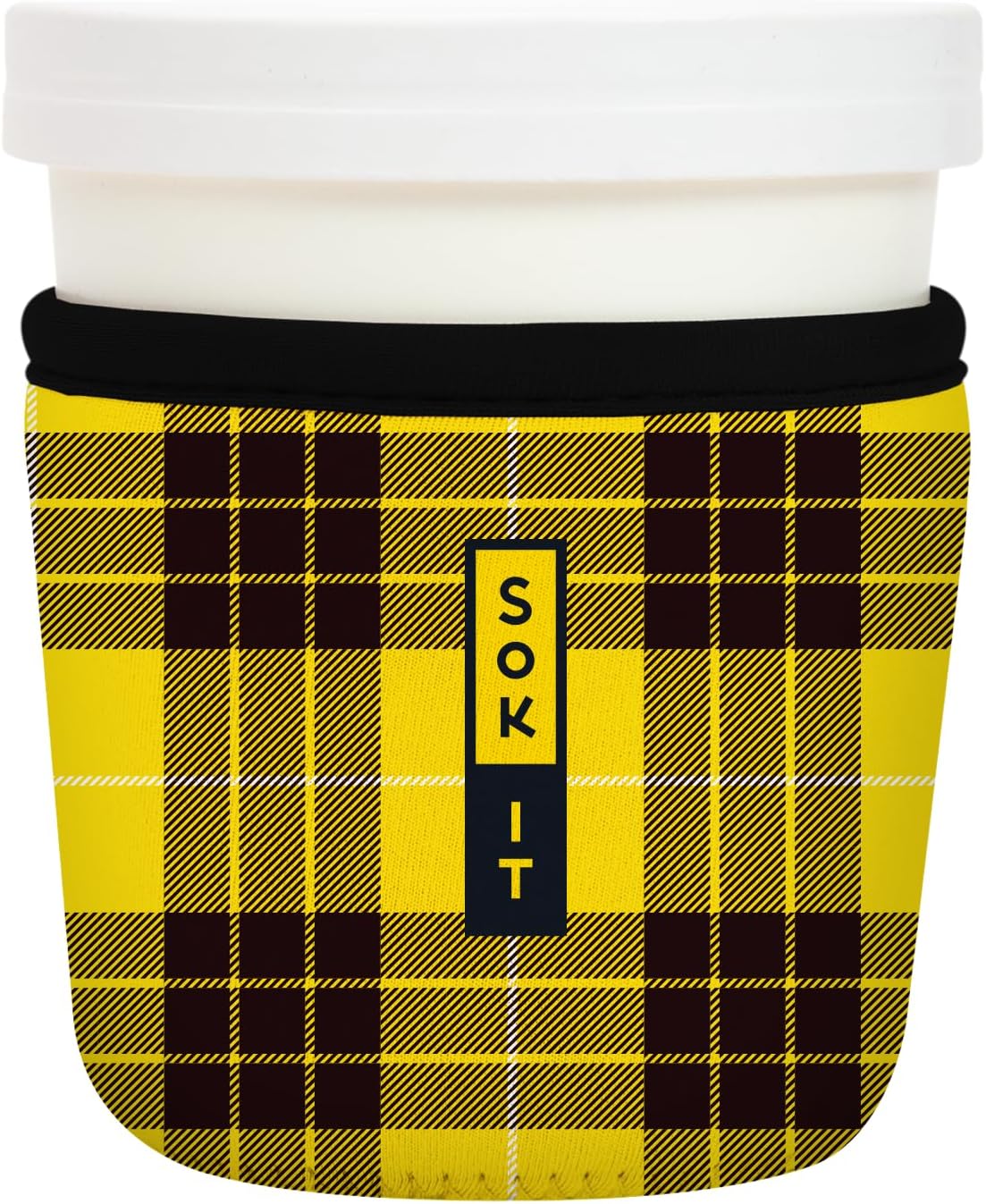 Sok It IceCreamSok Insulated Neoprene Cover (Clueless, Tapered Ice Cream Pints)