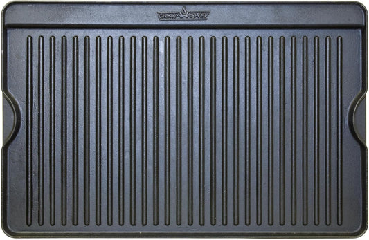 Camp Chef Reversible Griddle - Cast Iron Griddle for Outdoor Cooking & Camping Gear - 16" x 24"