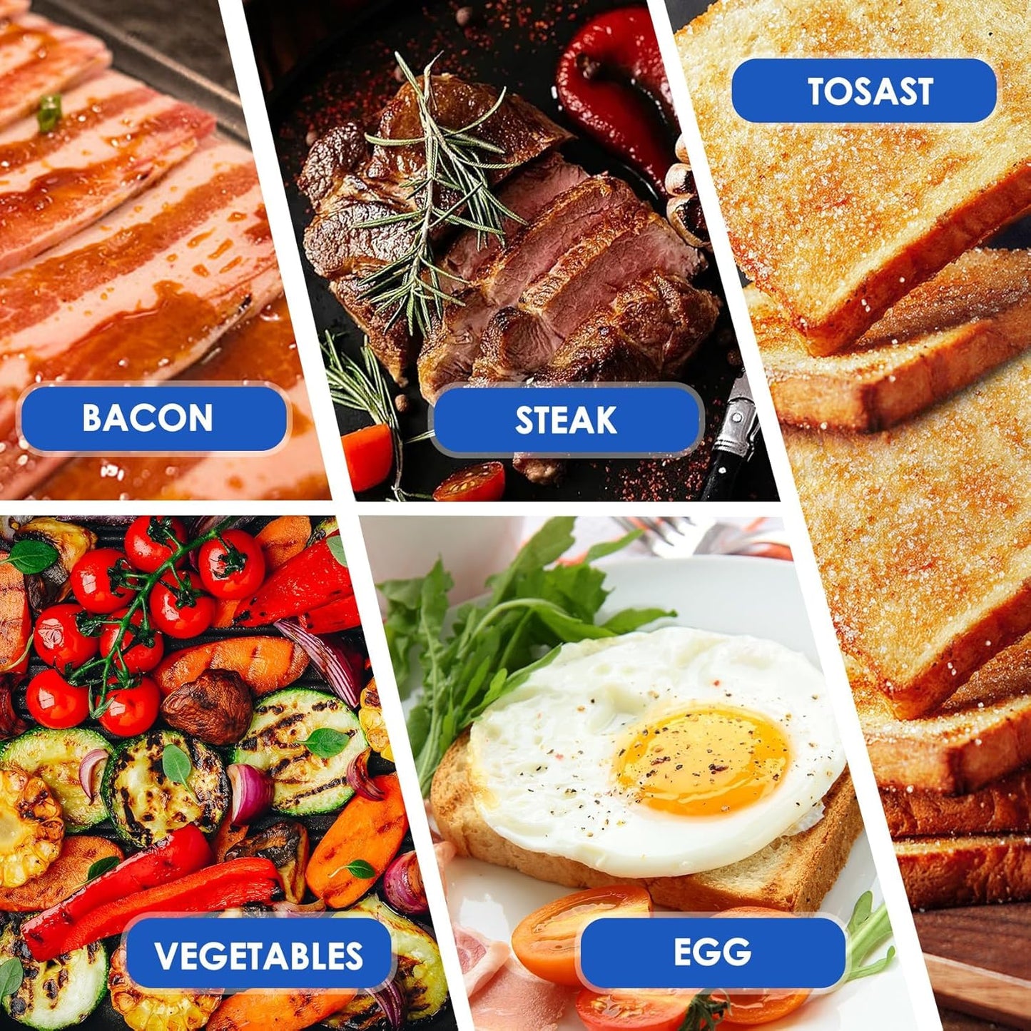 SafBbcue 36 inch Griddle Replacement Top for Blackstone 36" 4 Burner Griddle Grill, Blackstone 36 inch Grill 1554 1565 1841 2149 1836 1984 Replacement Top, Heavy-duty Steel