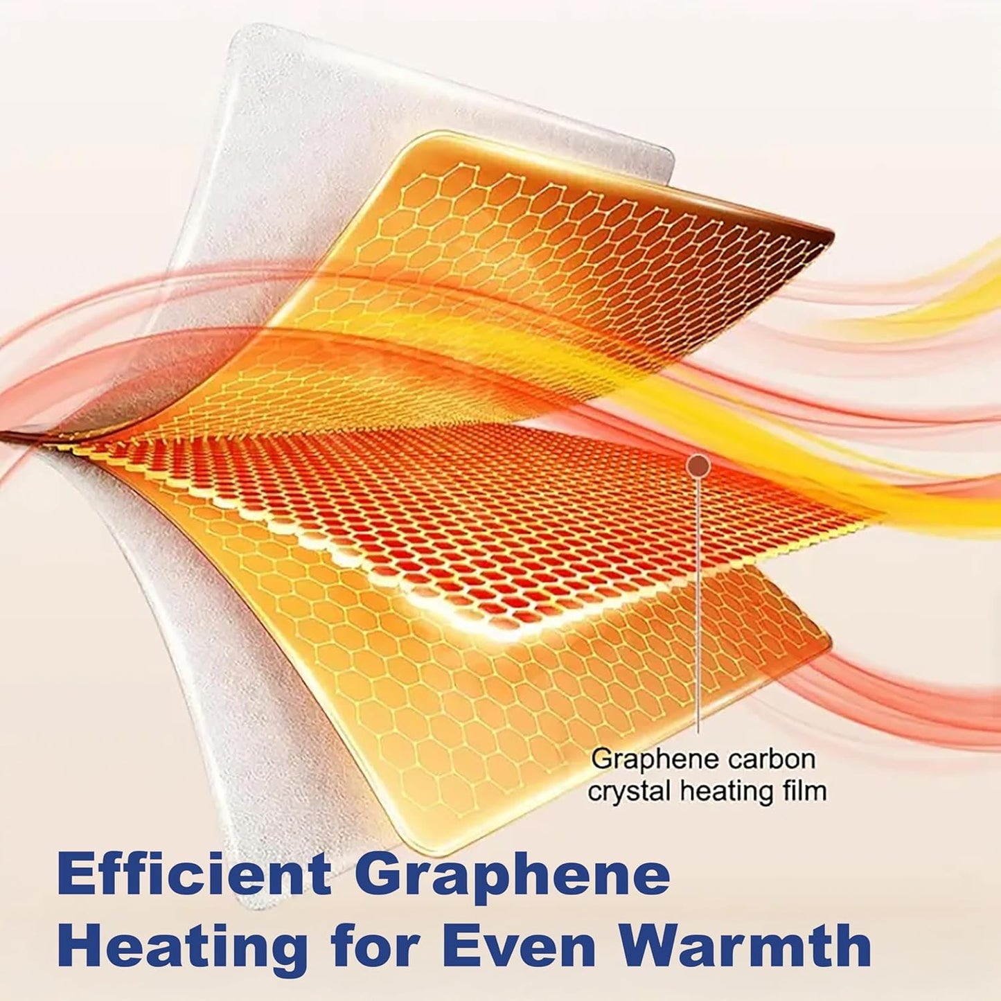 OMEO Food Warming Mat - Electric Warming Tray with 3 Temperature Settings and 1-4 Hours Timer, Full Surface Graphene Food Warmer, Premium Rollable Silicone Heating Mat Food, Gatherings, Parties(Blue)