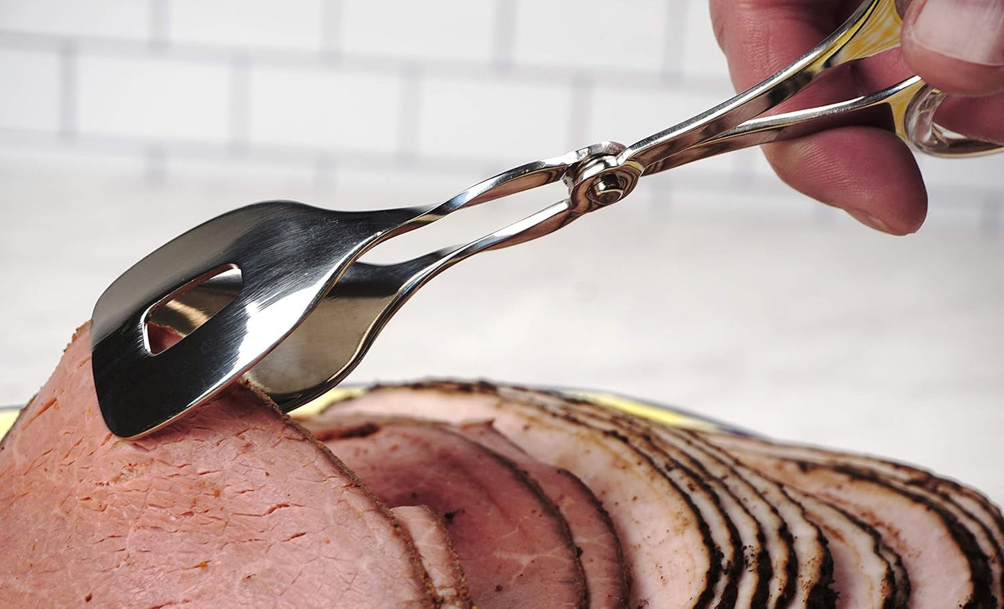 RSVP Endurance Serving Collection Kitchen Tongs, Large, Stainless Steel