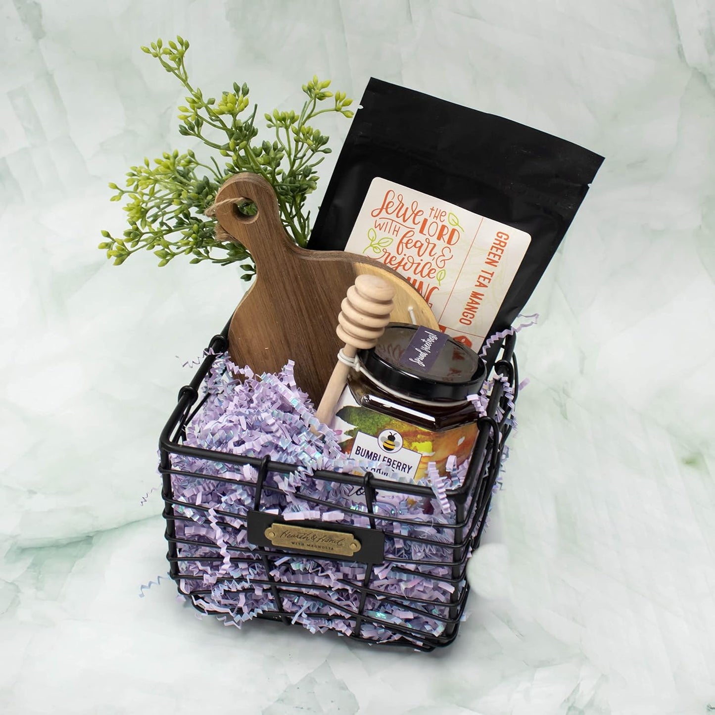 MagicWater Crinkle Cut Paper for Gift Baskets - 2LB - Diamond Lavender - Perfect for Shredded Paper Filler, Basket Filler, Gift Boxes, Bridesmaid Gifts, Halloween Stuffers & More – For All Occasions