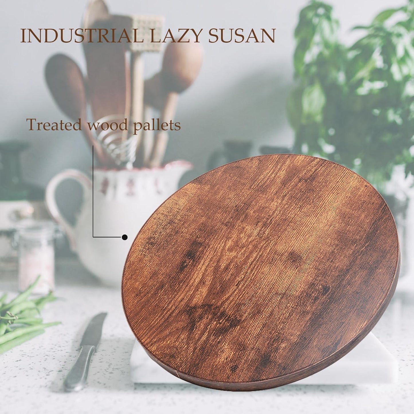 [ 2 Pack ] 12-inch Lazy Susan Organizers, ACIAZAAZ Lazy Susan Turntable for Cabinet, Kitchen Turntable Storage for Table, Countertop, Pantry