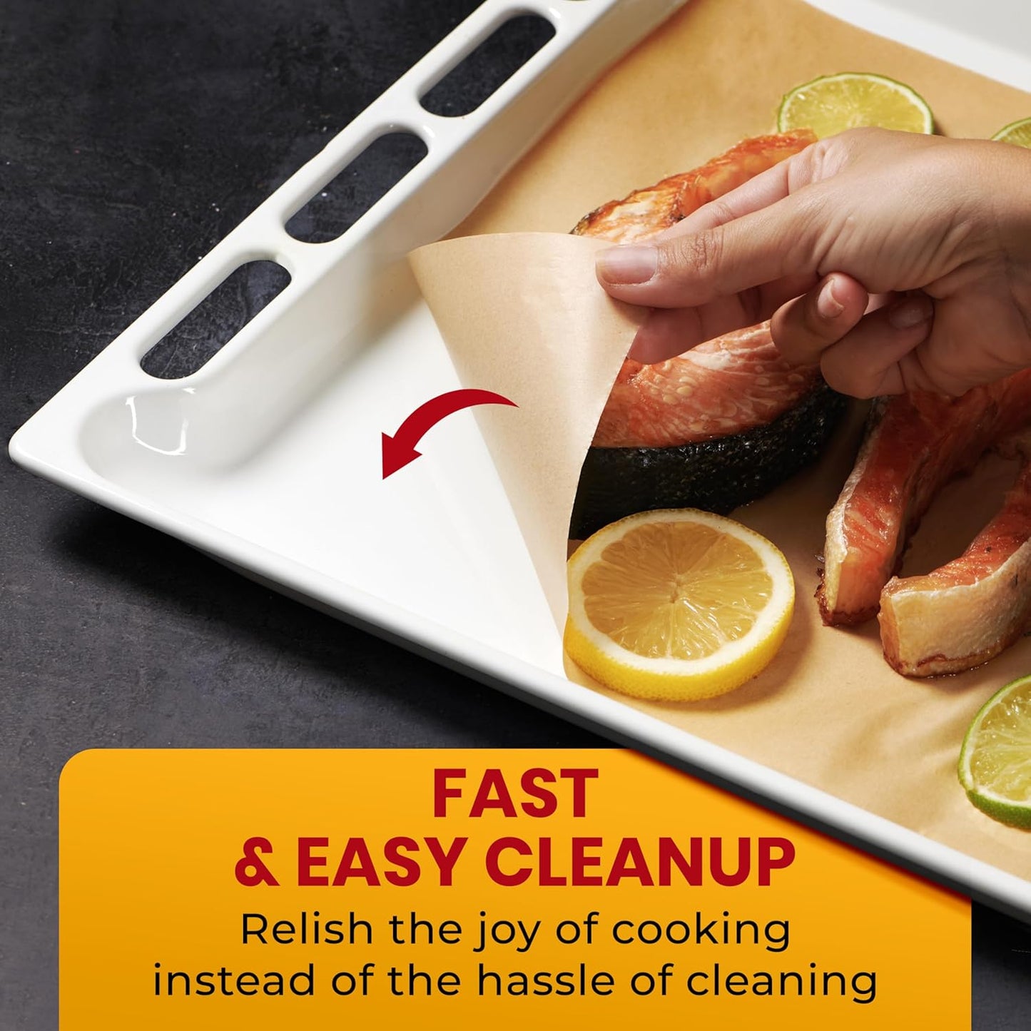 220 PCS Parchment Paper Baking Sheets, 12x16 Inches by Baker's Signature | Precut Non-Stick & Unbleached - Will Not Curl or Burn, Non-Toxic & Comes in Convenient Packaging