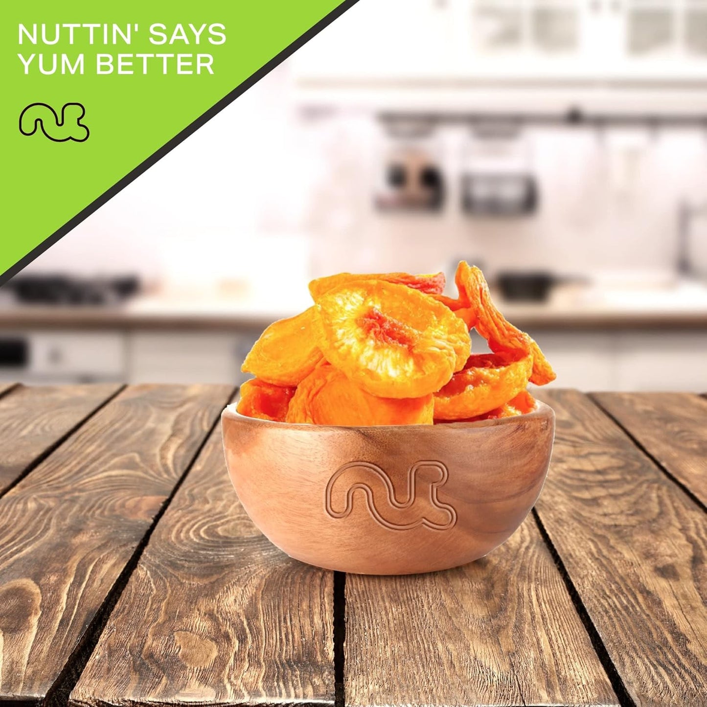 NUT CRAVINGS - Sun Dried California Peaches, No Sugar Added (16oz, 1 LB) Bulk Dry Fruits Packed Fresh in Resealable Bag - Sweet Healthy Snack, Naturally Grown, Vegan, Kosher