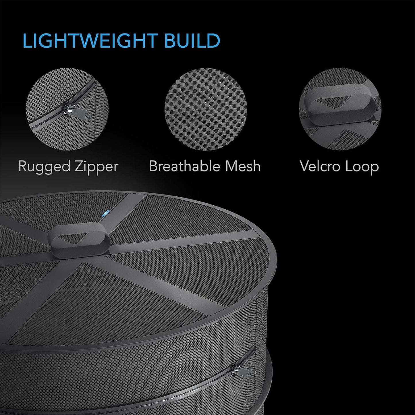 AC Infinity Herb Drying Rack, 6-Layer Hanging Mesh Net for Plants, Seeds, and Buds, 24" Diameter Fit in Grow Tents Closets Hydroponics