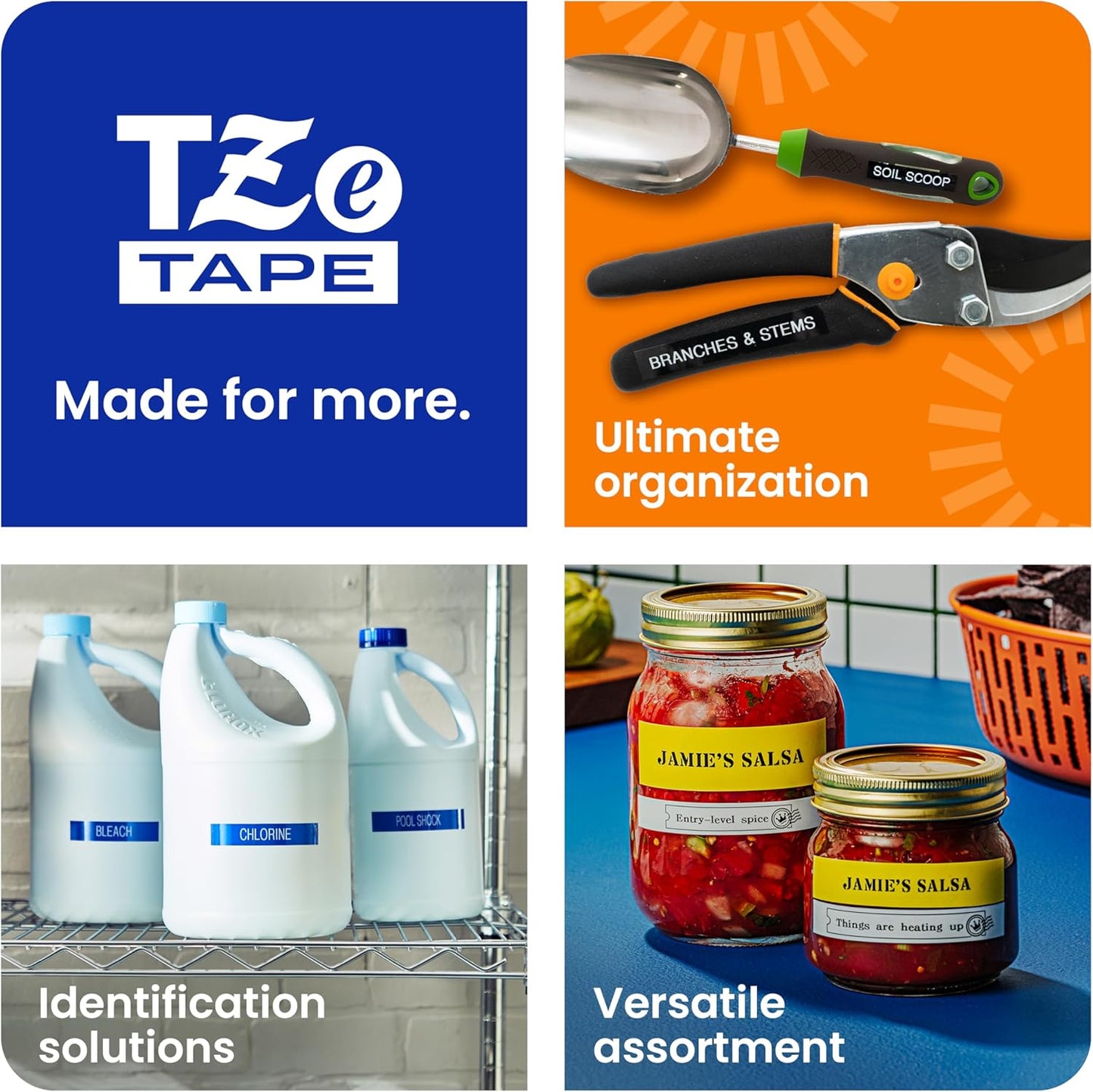 Brother Genuine P-Touch TZe Gold Print on Black Label Tape (TZe334), Laminated,1/2in x 26.2ft (12mm x 8m), for Select P-Touch Label Makers, Durable, Water-Resistant, Indoor/Outdoor Use