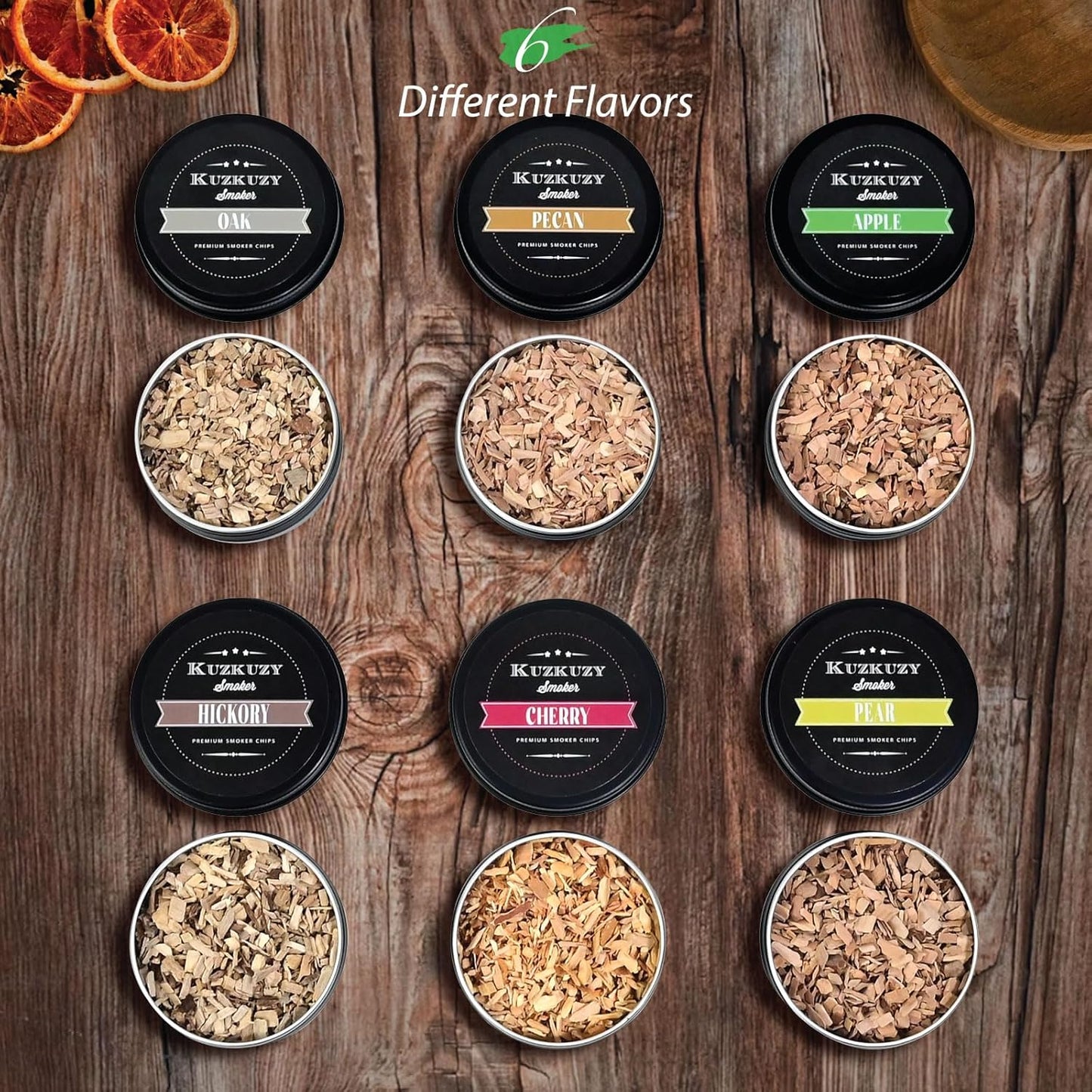 Cocktail Smoker Kit with Torch – 6 Flavors Wood Chips – Bourbon, Whiskey Smoker Infuser Kit, Old Fashioned Drink Smoker Kit, Birthday Bourbon Whiskey Gifts for Men, Dad, Husband (Without Butane)