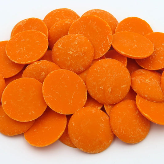 MERCKENS Coating Wafers, Orange Melting Chocolate, 5 Pound Package