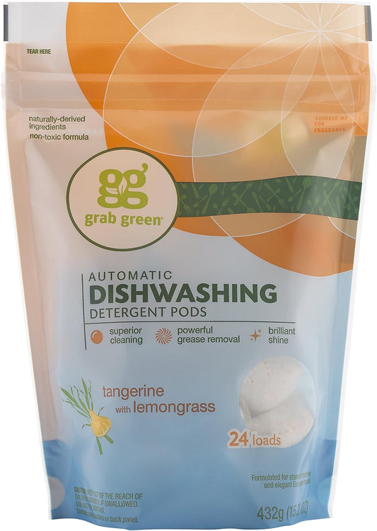 Tangerine Dishwasher Pods 24 LD