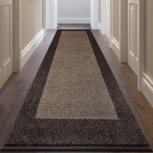 Machine Washable Kitchen Rug 32" x 84", Non Slip Kitchen Mat for Floor, Absorbent Entrance Runner Rug for Bedroom, Hallway, Bathroom, Door (Roll Packing)