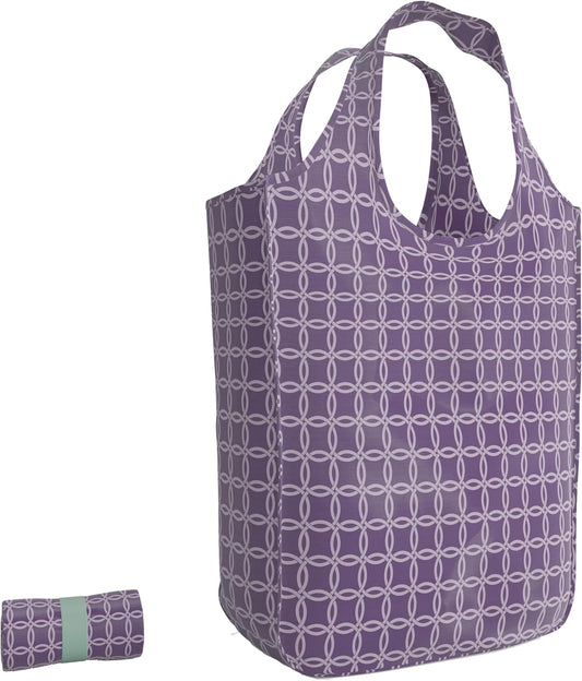Reusable Grocery Bag - Stylish Shopping Bag for Groceries - Foldable Tote Bag - Medium Size