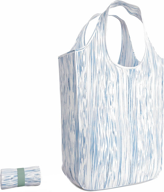 Reusable Grocery Bag - Stylish Shopping Bag for Groceries - Foldable Tote Bag - Medium Size