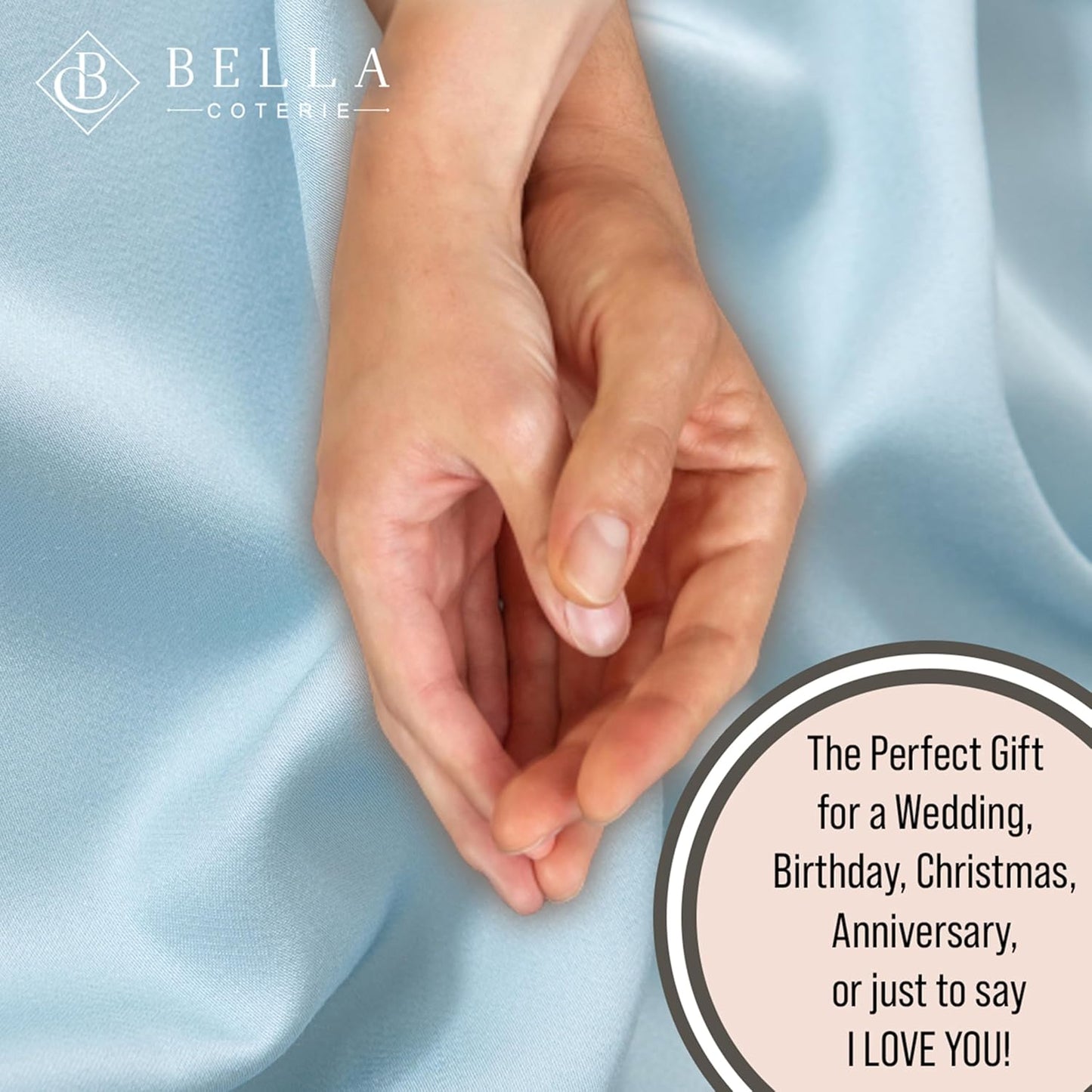 Bella Coterie Luxury Bamboo Viscose Twin Size Sheet Set | 100% Organically Grown | Ultra Soft | Cooling for Hot Sleepers | 18" Deep Pocket [Coastal Blue]